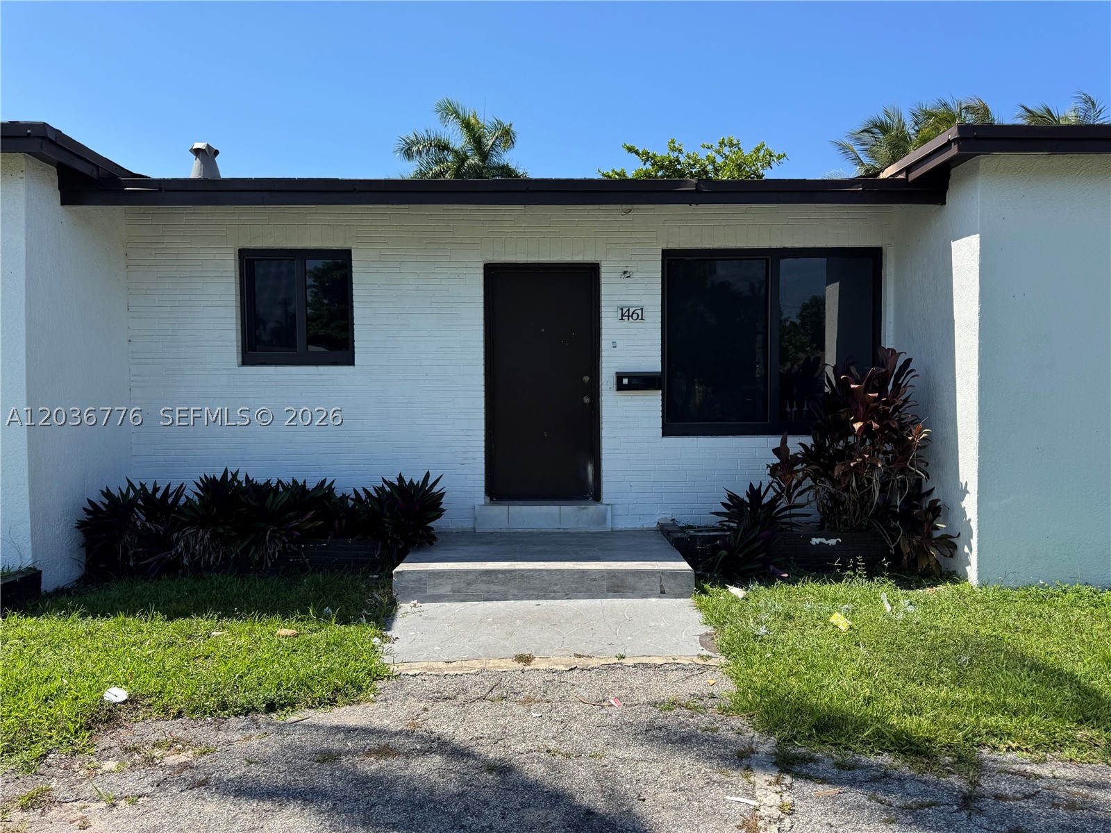 Make this North Dade special your home. Wow....this 2 bedroom, 1 bath place is just steps away from Biscayne Blvd and a matter of minutes from downtown North Miami. Great great location and the rent is below $ 1900. No application fee. Central air, brand new refrigerator, new Electric Stove. Call your agent today. This will beauty will not last! Owner pays for lawn care.