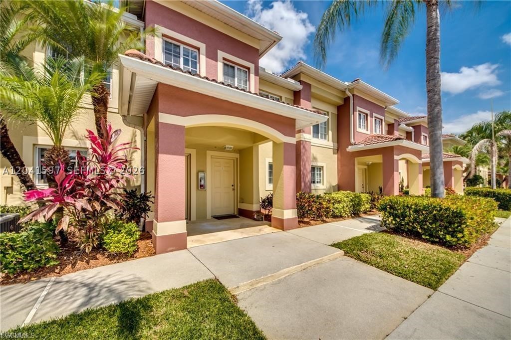 Welcome to the sought-after Villages of Stoneybrook in Gateway! No age restrictions and pets welcome in this spacious 2-bedroom + den, 2.5-bath townhome with over 1,400 sq. ft. Enjoy the Gateway lifestyle with a huge heated pool, children's wading area, soccer fields, playgrounds, basketball courts, walking, biking and jogging trails, plus nearby shopping, dining and entertainment. The community received new tile roofs in 2024.

This well-maintained home features a newer HVAC (2015), luxury vinyl plank flooring (2019), stainless steel appliances (2019), washer and dryer (2019), and garbage disposal (2020). The flexible floor plan includes a den/office/loft ideal for working from home or guests. The primary suite offers a private ensuite bath, while a half bath is conveniently located on the first floor.

Enjoy morning coffee or evening cocktails on the western-facing screened lanai overlooking a private landscaped preserve view. Residents of this gated, pet-friendly community enjoy a pool and play area, and low HOA fees include water and sewer. Optional golf memberships are available at The Club at Gateway.

Conveniently located near I-75, Southwest Florida International Airport, and FGCU, with charter, public and private schools nearby. Sports fans will love being minutes from JetBlue Park, the spring training home of the Boston Red Sox. No flood insurance required.