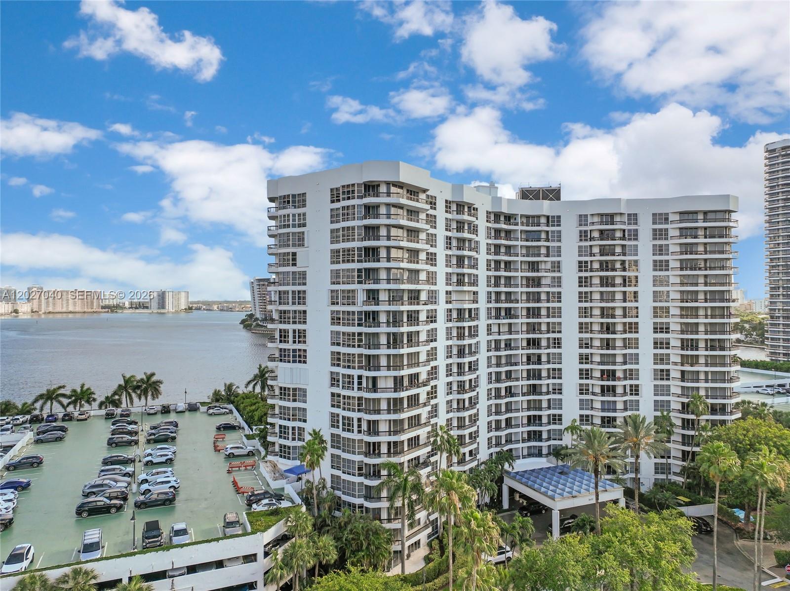 Experience luxury high-rise living in this spacious 2-bedroom, 2-bath residence featuring 1,353 sq ft of bright and open living space. This unit offers tile floors throughout, an abundance of natural light, and breathtaking views of the golf course, Aventura skyline, Intracoastal, and beach from the large private balcony.

The spacious primary suite features a large walk-in closet and an oversized bathroom with double sinks, a separate shower, and Roman tub. Enjoy a formal dining area, family room, and a separate breakfast area in the kitchen, perfect for entertaining and everyday living.

Resort-style amenities complete the lifestyle experience with exceptional conveniences and luxury features throughout the community. Ideally located just minutes from the beach, Aventura Mall, fine dining, shopping, and entertainment. . This is a
Department of Housing and Urban Development property, Case #095-095239, being sold "AS IS"