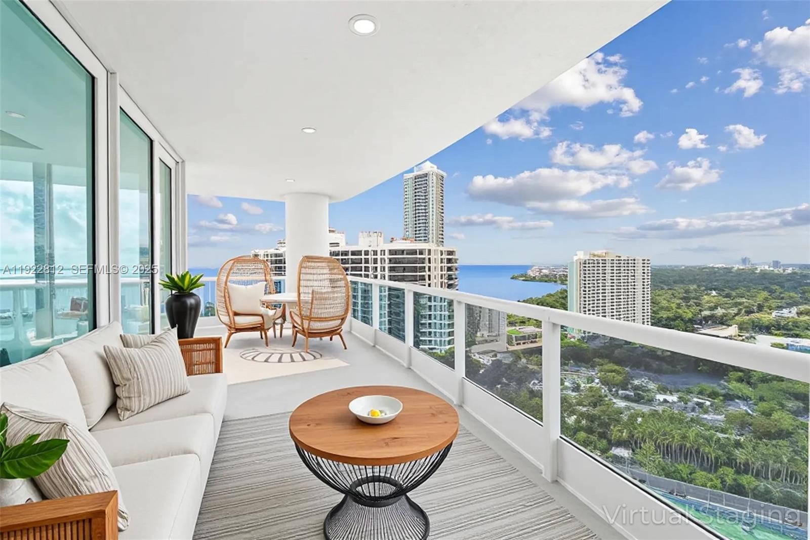 Experience elevated living at 2127 Brickell Ave #3005 — a fully renovated stunner redesigned with style and intention. Originally a 3-bedroom, this residence now features an expansive primary suite that feels like a private retreat. High-end finishes and appliances, modern upgrades, and a bright open layout set the tone throughout. Storm Proof Impact windows, electric shades allows you to 
enjoy sweeping Bay + City Skyline views framed by floor-to-ceiling glass — day and night.
Set in one of Brickell’s most exclusive buildings, you’ll have access to world-class amenities, from resort-style pools and tennis courts to a state-of-the-art fitness center, spa, and a concierge team known for five-star service.
Sophisticated. Spacious. This is Brickell living at its best.