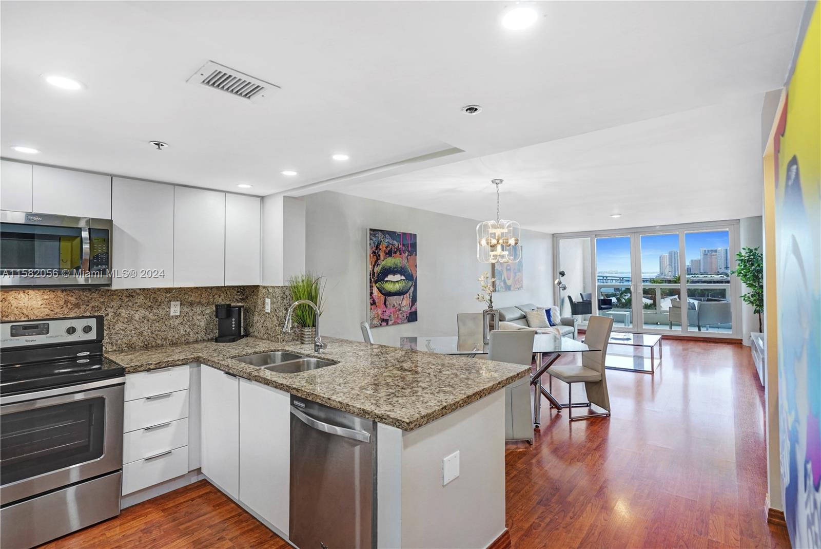For Rent 3 bedroom, 2 bathroom fully furnished modern condo in the heart of Miami with panoramic views of Biscayne Bay and Miami skyline. Smart home, with a Washer/dryer inside the unit. The building offers a variety of amenities such as 24hr concierge and security, restaurants, salons, retail stores, a food market, a liquor store, pharmacy, pool, gym and more. Easy access to public transportation and just minutes from Brickell, Midtown, Design District, Wynwood, and Miami Beach. 1st month +1 last month +1-month Security Deposit. No subleasing allowed. Include cable & internet. If its less that 6 months will be apply taxes ( 13%).