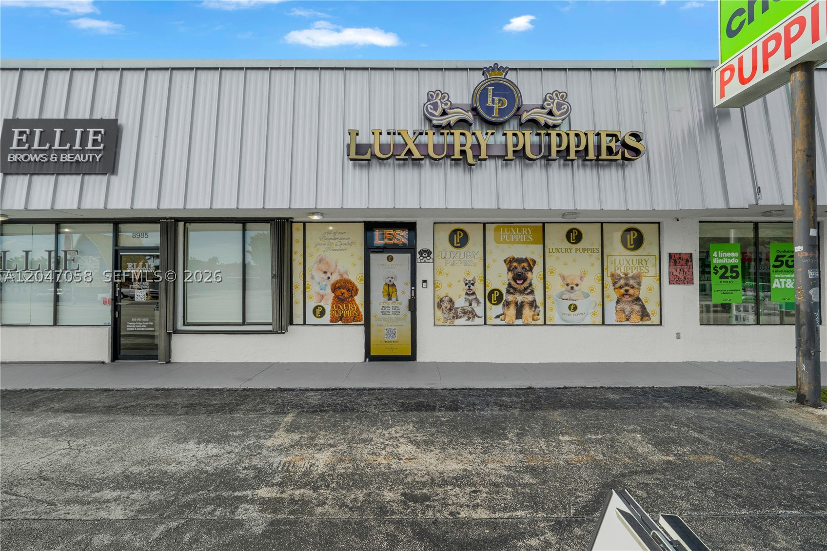 Excellent opportunity to acquire Exotic Puppies, a well-established luxury and exotic puppy boutique, pet shop, grooming salon, and pet hotel located in a high-traffic area of Miami on SW 40th Street. This beautifully maintained facility offers excellent visibility, easy customer access, and ample parking.

The business specializes in the sale of luxury and exotic breed puppies while also generating revenue through professional grooming and pet boarding services. With a loyal customer base built over the past 15 years, Exotic Puppies has earned an outstanding reputation and enjoys a strong recurring clientele.
The sale includes all business assets, including the current puppy inventory, equipment, fixtures, customer database, goodwill, and all operational assets, making this a true turnkey opportunity for an owner-operator or investor looking to enter the rapidly growing pet industry.
Business only. Real estate is not included.