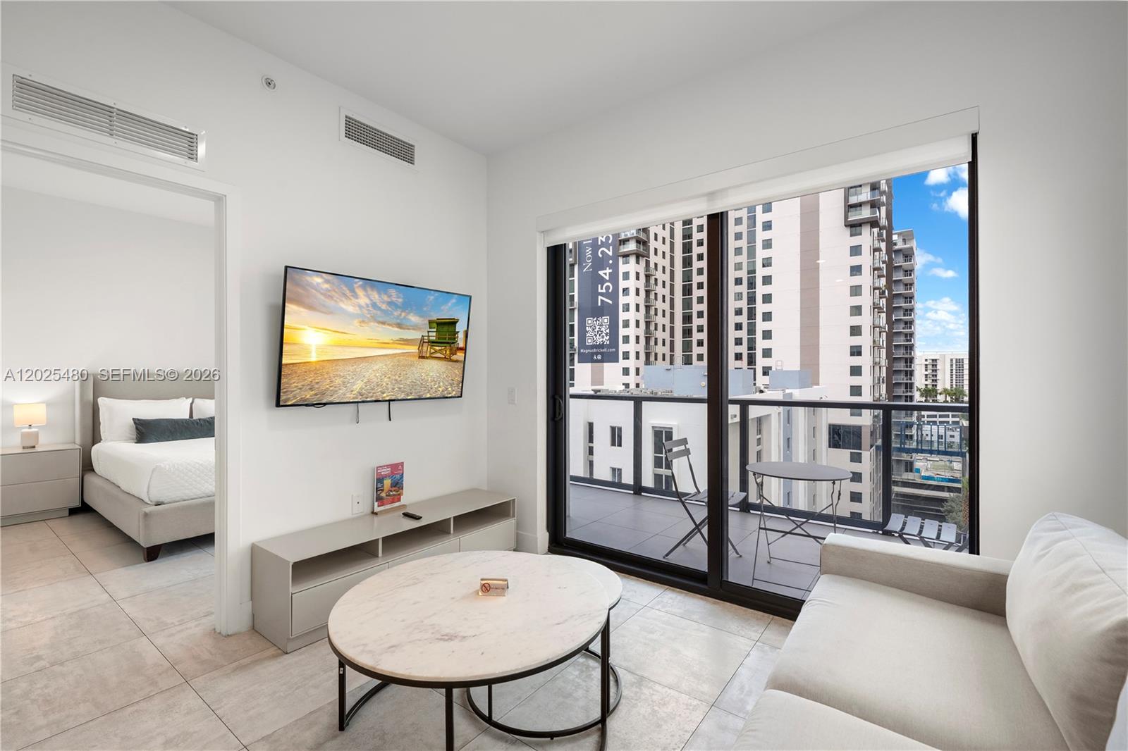 Perfect investment opportunity. Brand New Residence #1202 at Smart Brickell, a modern condo-hotel located in the heart of Brickell. Offered fully furnished and designed for flexibility, allowing both personal use and short-term rental opportunities. The unit is eligible for daily rentals through Airbnb and similar platforms, subject to building rules and applicable regulations. Owners may self-manage or optionally participate in the Habitat Hotel Program, which offers a fixed guaranteed return under specific terms and conditions. The building features resort-style amenities and is located steps from Brickell City Centre and Mary Brickell Village, in one of Miami’s most walkable and high-demand urban areas.