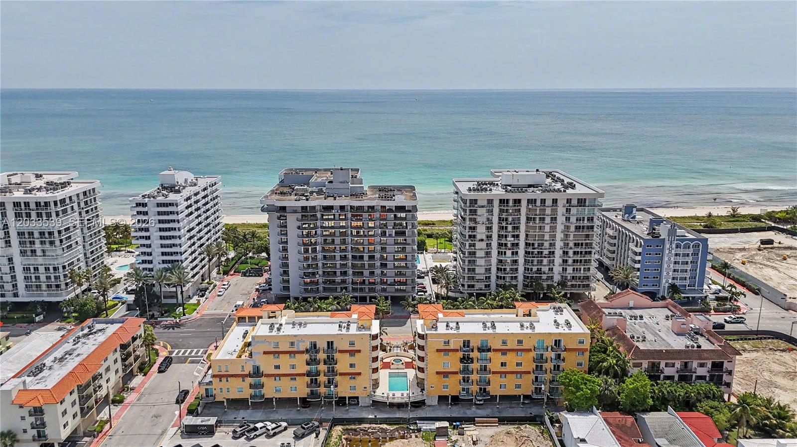 Rarely available spacious 3-bedroom, 2.5-bath residence just steps from the beach in the heart of Surfside. Offering 1,510 SF of well-designed living space, this first-floor residence combines comfort, convenience, and an exceptional coastal lifestyle. Filled with natural light, the functional floor plan features generous living and dining areas and seamless access to a private terrace, ideal for entertaining.
Enjoy the ultimate beachside lifestyle with direct beach access just across the street and the ability to walk to Surfside's charming shops, restaurants, houses of worship, parks, and highly regarded schools. Residents and their guests also enjoy access to the Town of Surfside Community Center and Beach Club amenities.
The residence includes two assigned covered parking spaces and private storage. Building amenities feature a pool, spa, fitness center, activity room, and party room, as well as the benefit of a recently completed new roof. Flexible rental policy subject to Town of Surfside regulations.
Ideally located just minutes from world-renowned Bal Harbour Shops, luxury hotels, and some of South Florida's finest dining and shopping destinations, this residence offers an unmatched combination of space, walkability, and beachside living in one of Miami-Dade County's most desirable oceanfront communities.