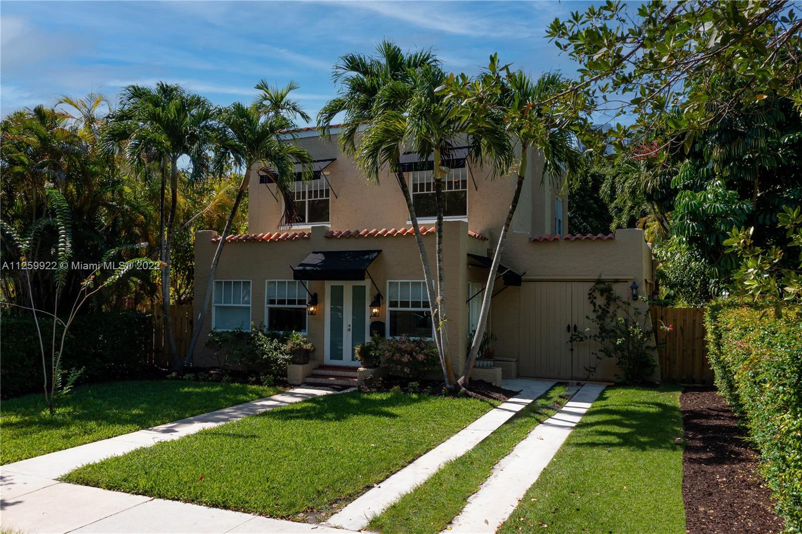 Spacious Mediterranean Revival on a large lot with a fantastic location! Fall in love with this cozy pool home with high ceilings and original wood floors on the first floor. Enjoy a renovated kitchen overlooking a beautiful backyard. This home gets plenty of natural light. Oversized master bedroom and separate laundry room on the second floor. Either working from home or entertaining this home has it all. The central location allows for easy commute to the Airport, Brickell, Coral Gables, and more. Will not last. Available September 15th.