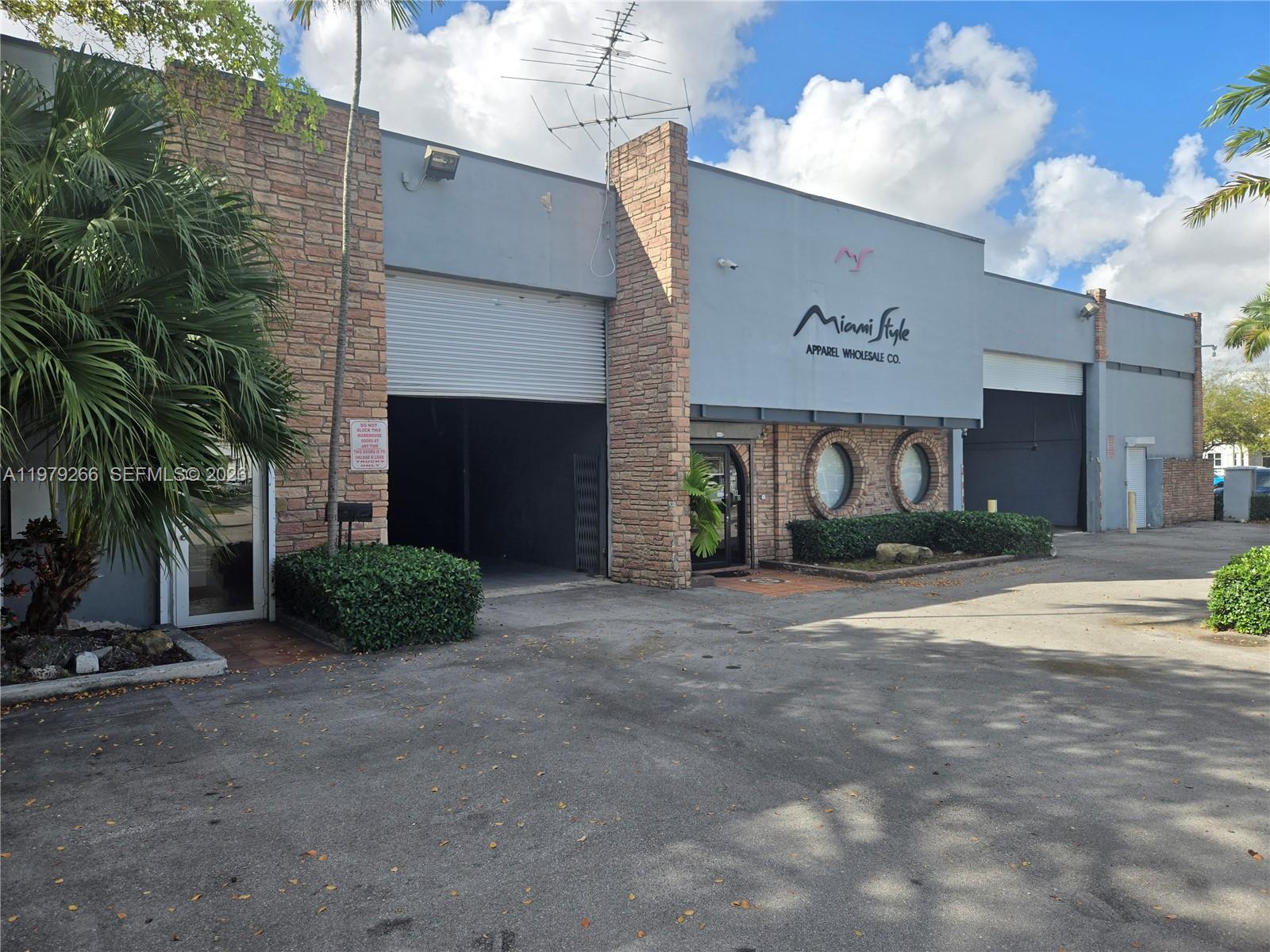 Free-standing ±22,274 SF warehouse building featuring approximately 3,500 SF of first-floor office/showroom space plus additional second-floor area. The property offers five restrooms, 18' clear height, minimal columns, twin-T roof construction, and heavy IU-2 zoning. Loading is efficient with three positions, Characters including one grade-level 12' x 14' door and a recessed truck well with a 20' x 14' door, two dock-high positions, dock levelers, and electric openers. The building has passed its 40-year recertification, includes 18 parking spaces, and is ideally located in Airport West on NW 52nd Street between the Palmetto Expressway and Milam Dairy Road.