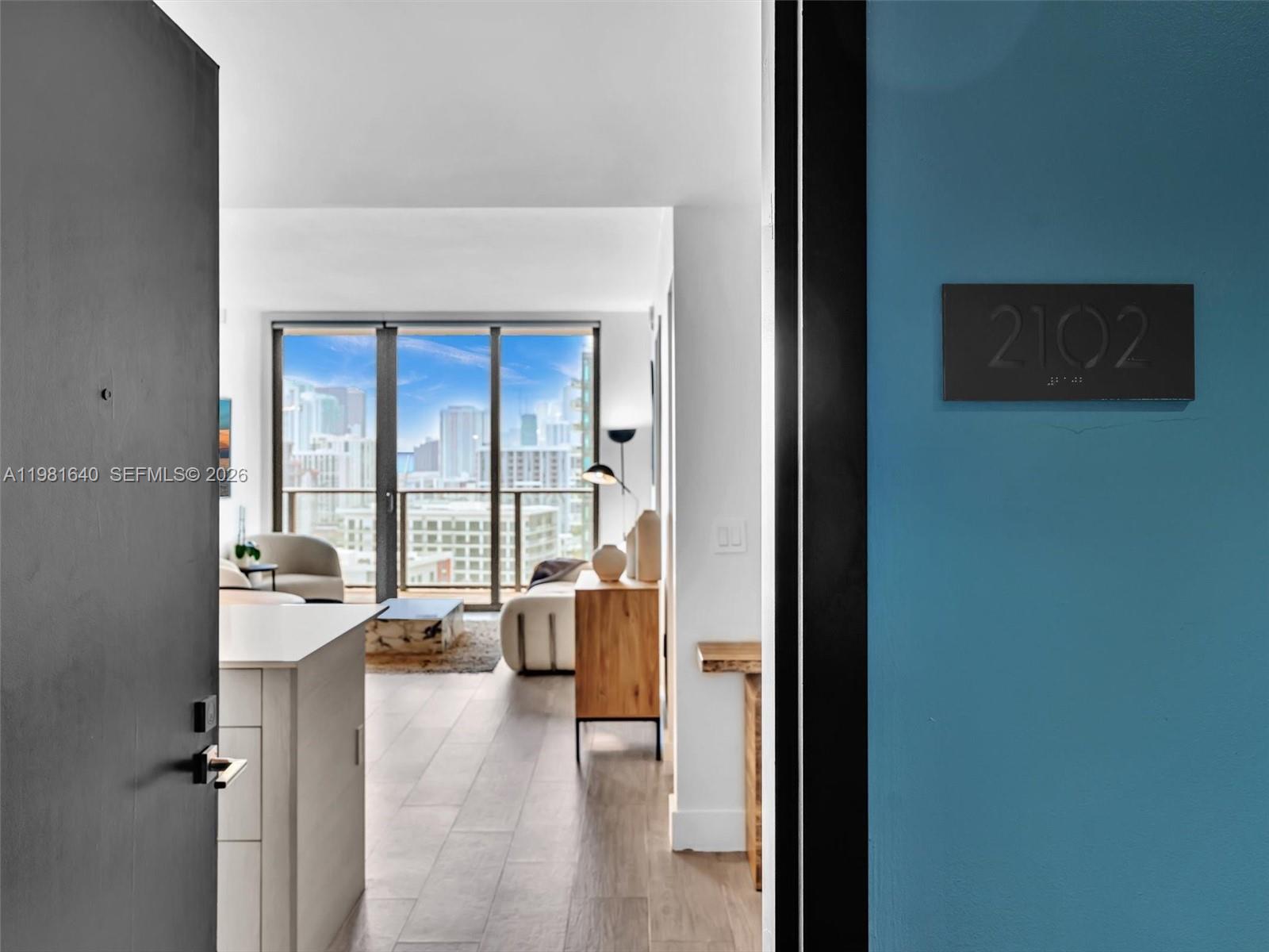 Live in the heart of Midtown Miami at the highly desirable HYDE Midtown Residences. Residence 2102 offers modern luxury living with floor-to-ceiling glass, abundant natural light, and sweeping city skyline views. This thoughtfully designed residence features an open living and dining layout, contemporary kitchen with premium appliances, and spacious bedrooms with elegant finishes throughout. Enjoy your private balcony overlooking the vibrant Midtown neighborhood. HYDE Midtown offers resort-style amenities including rooftop pool, tennis court, fitness center, spa, restaurant, business center, kids room, and 24-hour concierge. Located steps from the Miami Design District, Wynwood Arts District, luxury shopping, and top restaurants, with quick access to Miami Beach and Downtown.