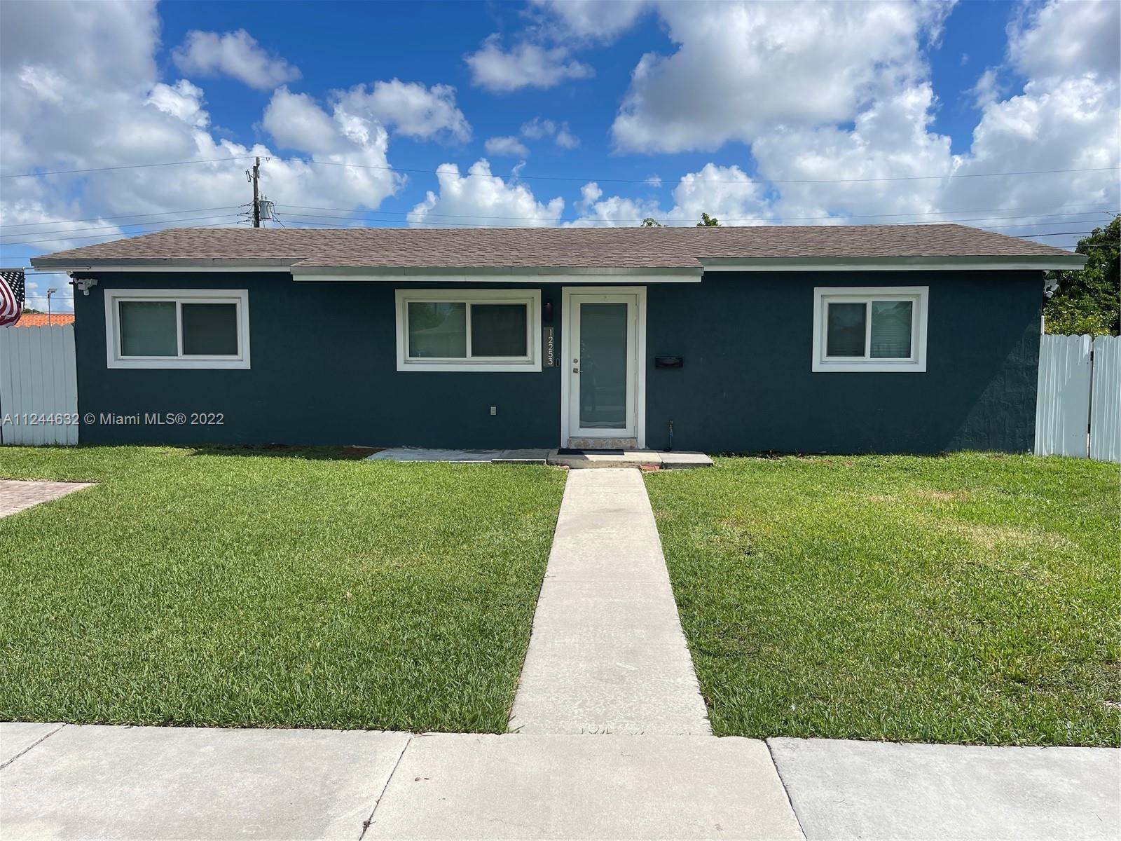 Fantastic, spacious, remodeled home in central location, minutes from the Turnpike, Kendall Hospital and FIU. Home features an open layout, renovated kitchen, new stainless steel appliances, modern tile flooring, impact windows, renovated bathrooms, large closets (including massive master closet), brick paver driveway, fenced yard and much more. Please note there is a rented studio in rear of property (detached from main house) which shares same meter. Therefore landlord will include electricity and water for main house for flat fee of $150.00 per month on top of the rent. Don't miss this opportunity!