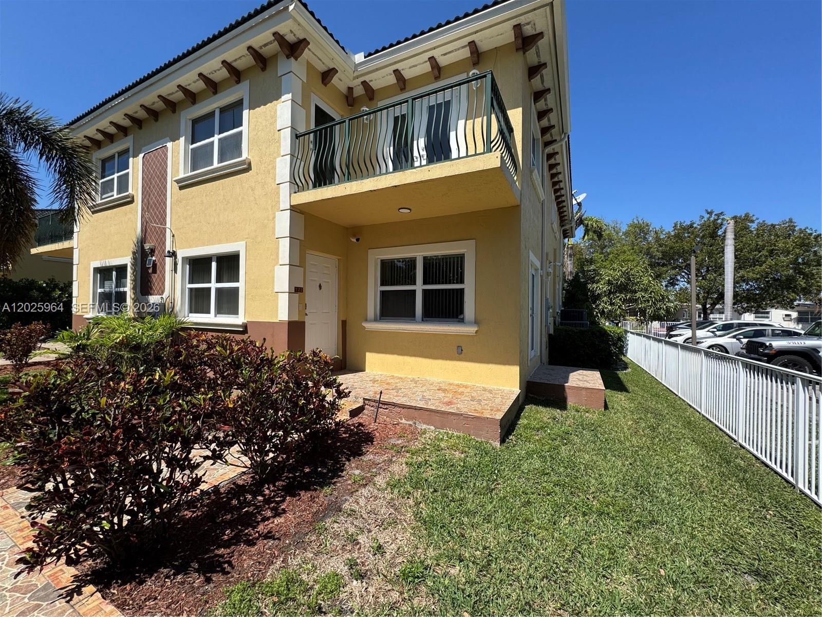Beautiful and well-maintained townhouse located in the heart of Hallandale, just minutes from Aventura Mall, shopping centers, restaurants, and HCA Florida Aventura Hospital. This spacious home features 3 bedrooms and 2.5 bathrooms, including two master-style bathrooms for added comfort and convenience.

The second floor offers a large master bedroom with an en-suite master bathroom, while the first floor includes a bright living room, dining area, kitchen, and a versatile multipurpose room perfect for an office, playroom, or guest space. The home also includes an in-unit washer and dryer, all impact windows, and is in great condition throughout.

Conveniently located near major roads, shopping, dining, and entertainment, this townhouse offers comfort, functionality, and an excellent location.