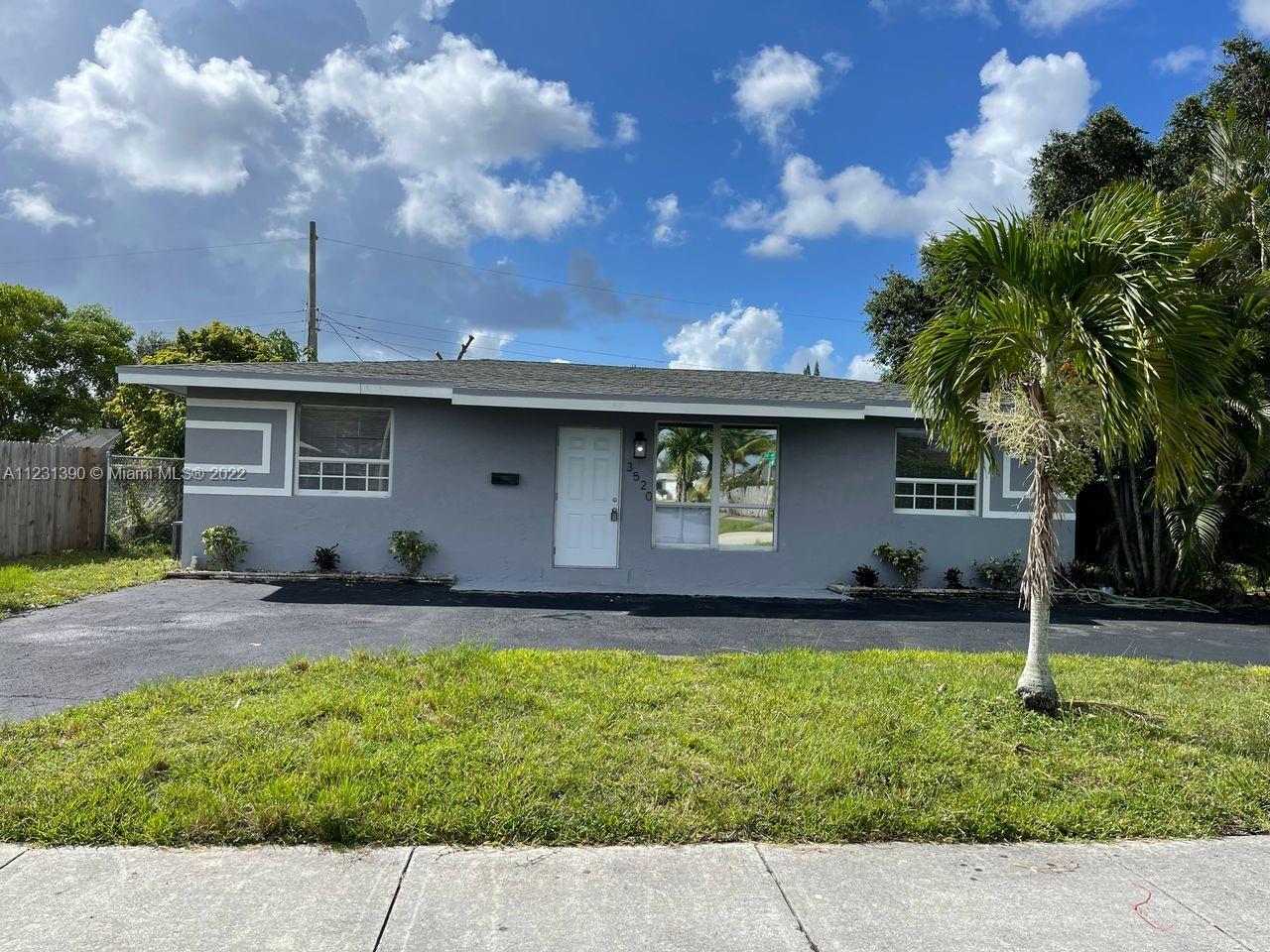 Remodeled 3/2 in great area of West Park. Open floor plan with large fenced back yard. Perfect property for first time home buyers!