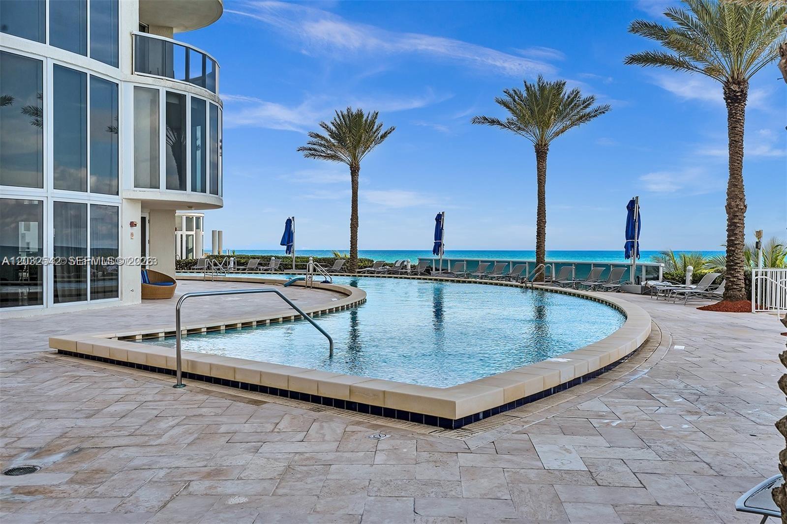 LUXURY OCEANFRONT BUILDING, SOUTH OCEAN VIEW. SPLIT 2 BEDS 2 FULL BATHS PLUS DEN AS THIRD BEDROOM, CALIFORNIA CLOSETS, MARBLE FLOOR IN THE LIVING ROOM AND WOOD FLOOR IN THE BEDROOMS, ALL MARBLE AND GRANITE BATHROOMS, JACUZZI, BIDET, ITALIAN STYLE KITCHEN, ALL MIELE APPLIANCES, SUB ZERO REFRIGERATOR, WASHER/DRYER. FULL BEACH AND POOL SERVICE, GYM, YOGA, PILATES, ZUMBA CLASSES, RESTAURANT ON THE BEACH, 24-HOUR DOORMAN, SECURITY AND VALET, ONE ASSIGNED PARKING AND ONE FREE VALET. BRKR RMRKS