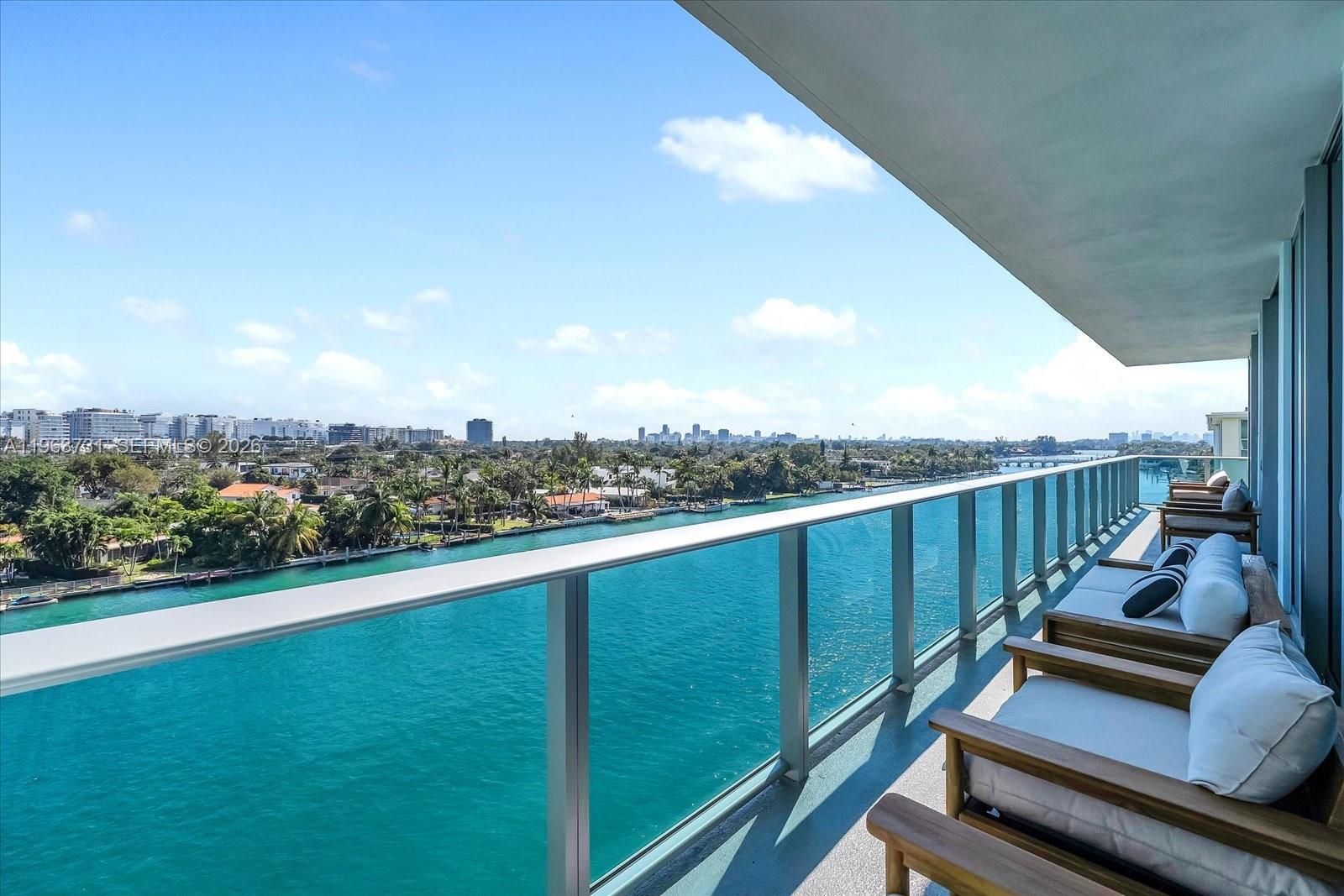 Discover LPH 701 at La Baia South; an exceptional waterfront residence in the heart of Bay Harbor offering sweeping bay, skyline, and sunrise views. This light-filled corner home features an open-concept layout designed for effortless living and entertaining. The 4 bedroom, 4.5 bath residence includes a sleek modern kitchen with a full Miele appliance package and pantry, spa-inspired bathrooms with glass-enclosed dual rainfall showers. Dock slips available separately for purchase or potential lease. Ideally located within walking distance to houses of worship, dining, the beach, and Bal Harbour Shops.