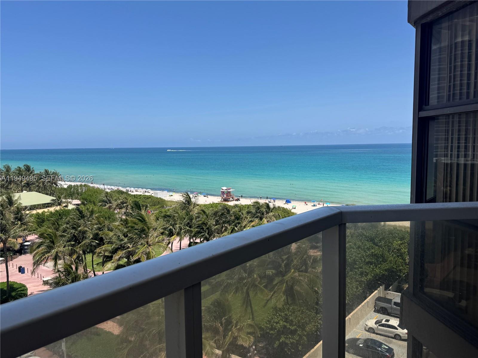 Spacious Oceanfront Condo – Best priced, location + ocean view + floor level! Bright and airy 2-bedroom, 2-bath unit featuring double-door entry, open living/dining areas, floor-to-ceiling windows, and a private balcony accessible from both bedrooms. Includes walk-in closets and in-unit washer/dryer. With stunning ocean views, this is the perfect opportunity to update to your style and build equity in a desirable building. Includes covered parking and access to top amenities: pool, fitness center, saunas, BBQ areas, billiard room, 24-hour front desk, and penthouse social club. Steps from the beach, dining, and shops next to a park, playground, and extra public parking, with views that won’t be blocked. Prime beachfront location. Easy to show! AS IS