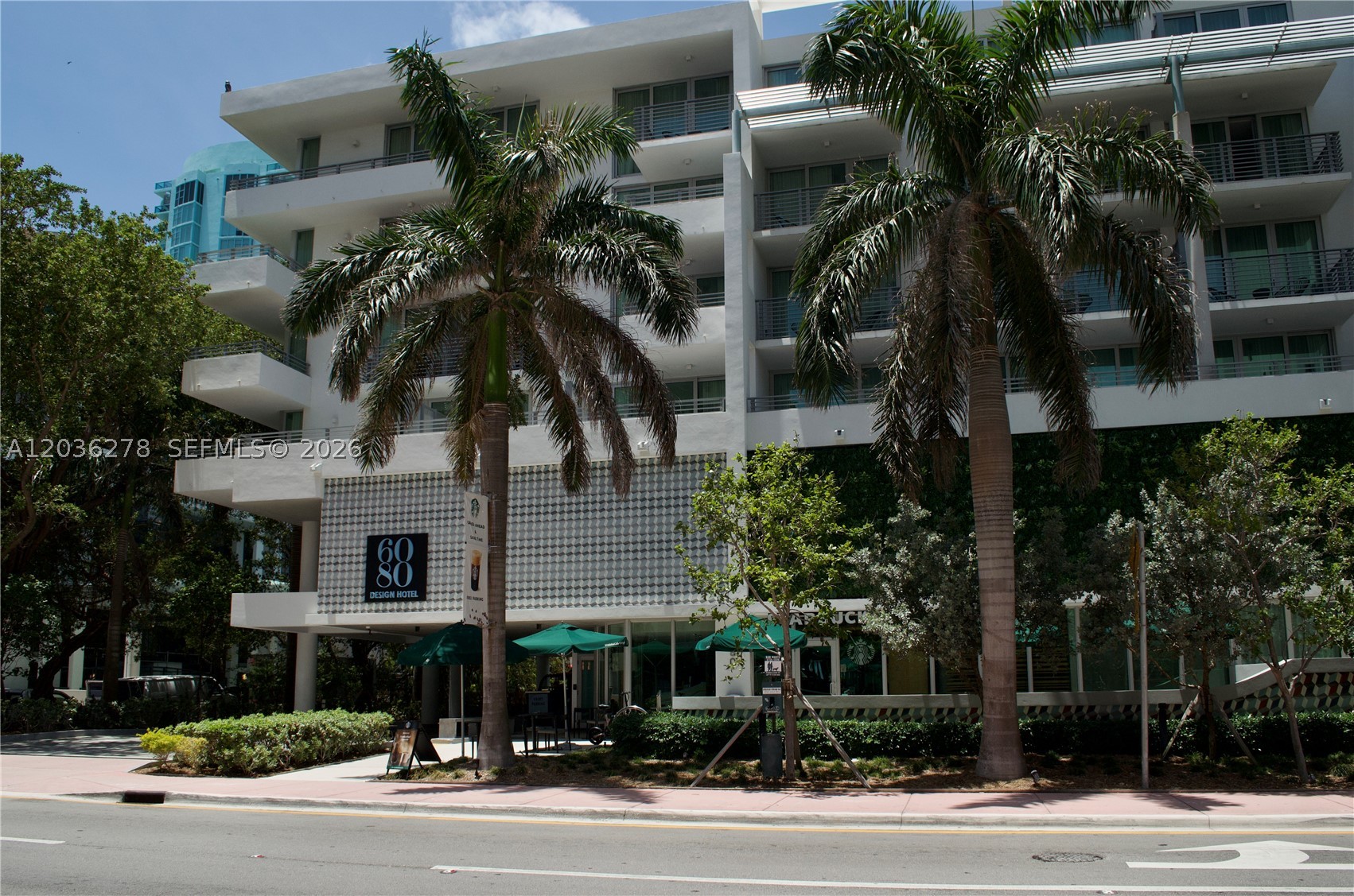 Beautiful 1 bed\1 bathroom unit, fully furnished and equipped, with a comfortable balcony. GREAT Investment Opportunity in the modern 6080 Design Hotel on Collins Ave. The unit is under the hotel rental program, allowing minimum 1day-rentals. Unit can also be self-managed, to boost rentability. Pool and gym on the terrace. Concierge, valet 24 hours. Starbucks in lobby. One block from the Beach. Amazing location, full of restaurants, shops, cafeterias.