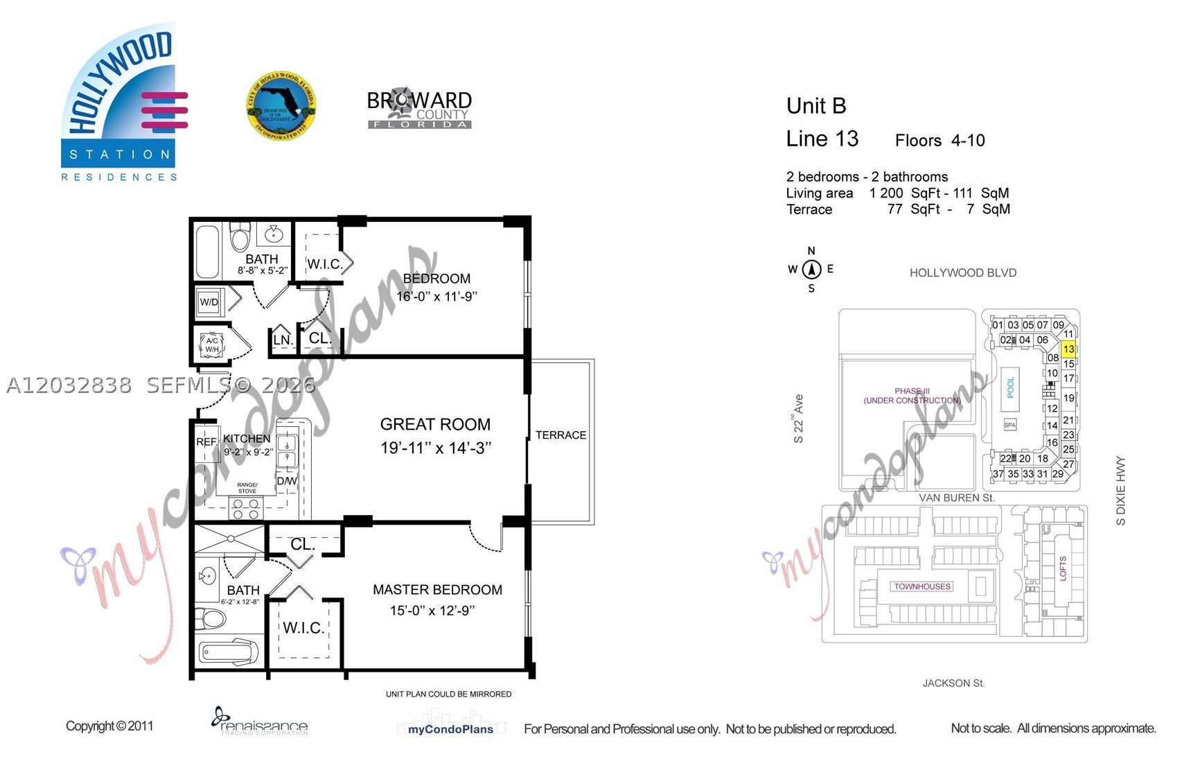 HOLLYWOOD STATION RES CON - Residential Lease