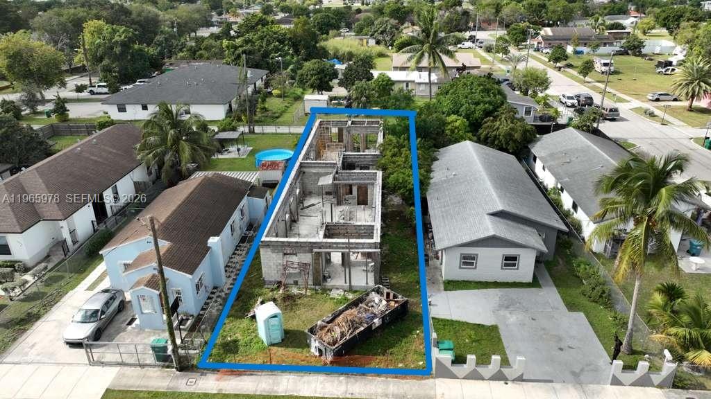 Pre-Completion Investment Opportunity in Florida City. New-construction duplex under active permits; sold together under one folio. Two identical 2-story townhomes, each offering 3 bedrooms and 2 bathrooms with approximately 1,553 sq ft per unit (3,106 total per plans). Seller is a licensed General Contractor and will complete construction. Buyer may secure property prior to completion and participate in final finish selections through a structured construction agreement credited toward the total purchase price. Ideal for an investor seeking a new construction asset in the expanding South Miami-Dade market, or an owner-occupant strategy to live in one unit while generating rental income from the second. Property to be delivered upon substantial completion and issuance of Certificate(s) of Occupancy.