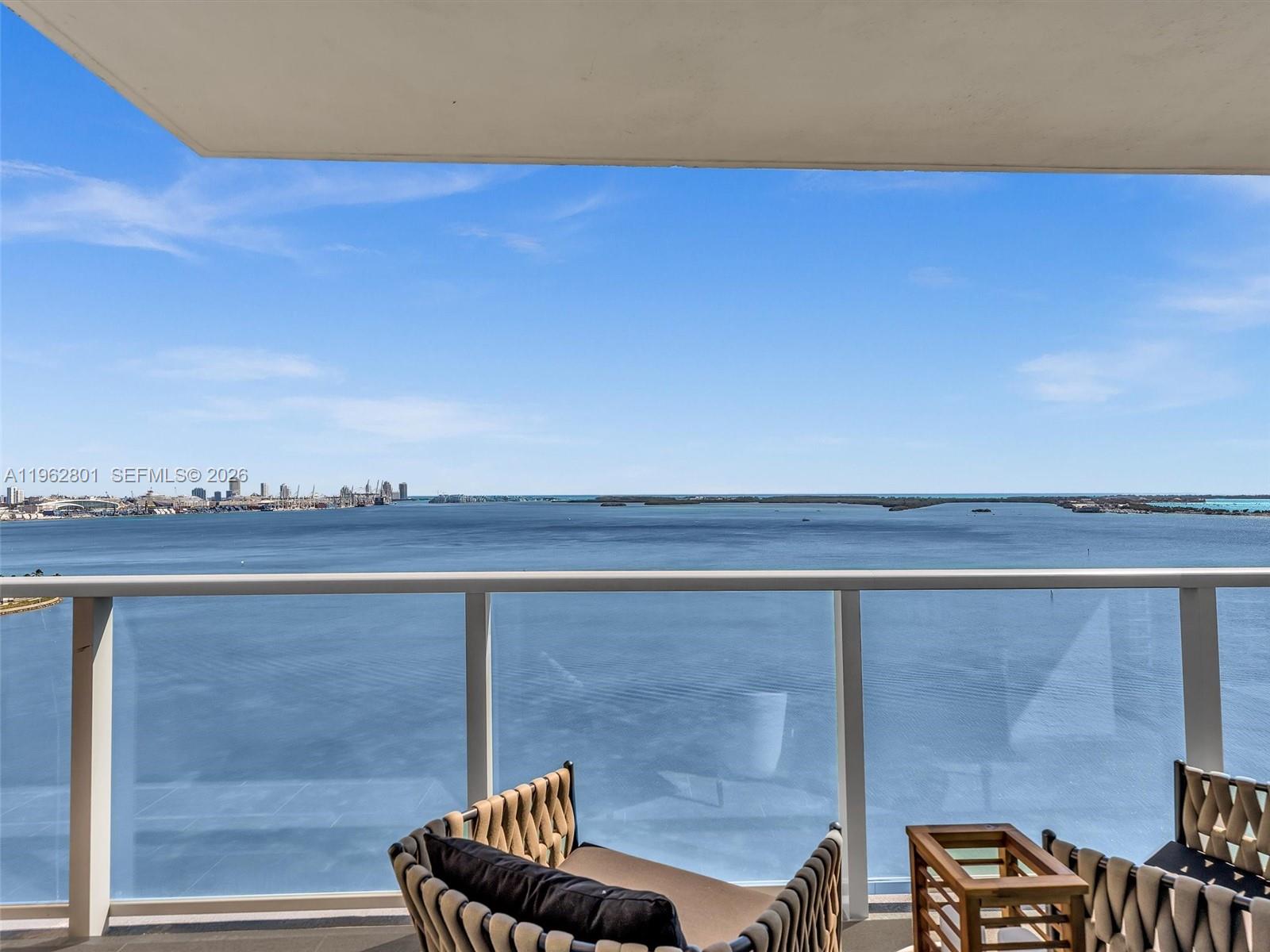 Experience elevated waterfront living at **The Mark on Brickell** — in what is truly the most exceptional residence in the building.

LINE 11 rarely comes on the market ! This 2-bedroom, 2-bathroom home showcases **breathtaking, unobstructed panoramic bay views** that will remain protected — even with the future **Citadel** development. From sunrise to sunset, enjoy endless water vistas from your private extended balcony.

No detail was overlooked in this **$200,000+ full luxury renovation**, delivering a completely turnkey, designer-finished masterpiece. The stunning chef’s kitchen is outfitted with top-of-the-line **Miele** appliances, including a built-in coffee system and a 60-bottle wine cooler. Sleek Neolith stain-resistant countertops, custom pull-out shelving, and integrated LED soffit lighting elevate both style and functionality.

Additional premium upgrades include:

* Brand-new hurricane impact windows
* Motorized privacy and blackout shades
* Custom California Closets throughout
* High-end wall coverings
* Upgraded electrical panel
* Energy-efficient LED lighting

This is not just another unit — it’s a **fully reimagined luxury waterfront residence**, move-in ready and unmatched within the building.

If you’re searching for the ultimate direct bay-view 2-bedroom in Brickell, this is the one that stands above the rest.