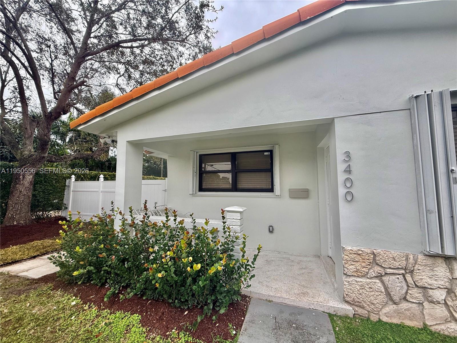 Ideally located in the very heart of Miami, this beautifully updated duplex rental offers unbeatable convenience just minutes from Coconut Grove, Miracle Mile, Coral Gables, Downtown Miami, and Brickell. This newly renovated 2-bedroom, 1-bath residence features a brand-new kitchen and a gorgeous spacious bathroom, blending modern comfort with timeless appeal. Classic terrazzo floors run throughout the home, adding character and easy maintenance. Enjoy outdoor living with a private side patio, perfect for BBQ gatherings, as well as a front patio ideal for relaxing and soaking up Miami’s sunny days. Additional highlights include a brand-new washer and dryer, lots of cabinet space, and convenient parking located right outside the unit. This property is a duplex, offering a rare opportunity for extended families or those seeking proximity—both the front and back units are available for rent. With its central location, thoughtful upgrades, and flexible living options, this home makes a wonderful rental.