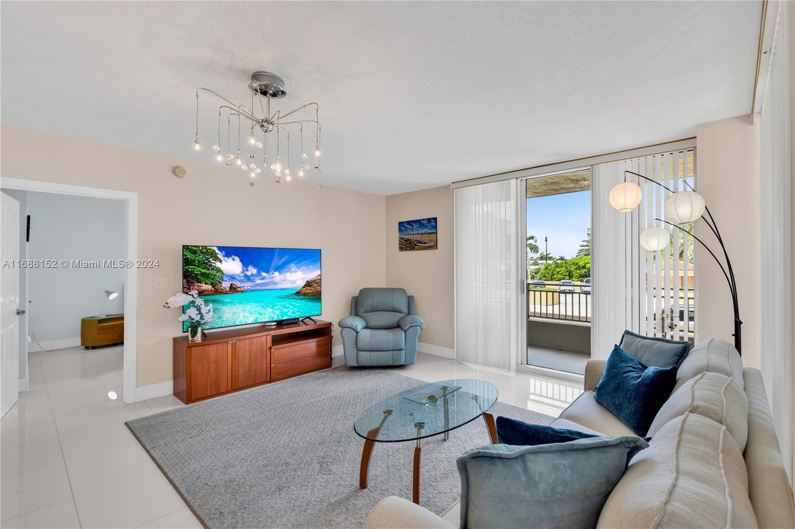 Available starting February 17 and until April 9, 2025. The same day move in. Spacious 2 BD corner Apartment, fully Furnished. Two split bedrooms with King and Queen size beds. Brand new Washer and dryer. Available for short Term Rent for a minimum 1 Month. Huge wrapped Balcony. Amenities: Tennis Court, Heated pool, GYM overlooking the Ocean, Barbecue Area, Beach service is included. Great Location! Close to Stores, restaurants, Children Playgrounds. Please request a video walkthrough. Price starting February 17 $4800. Price can vary depending on dates.
