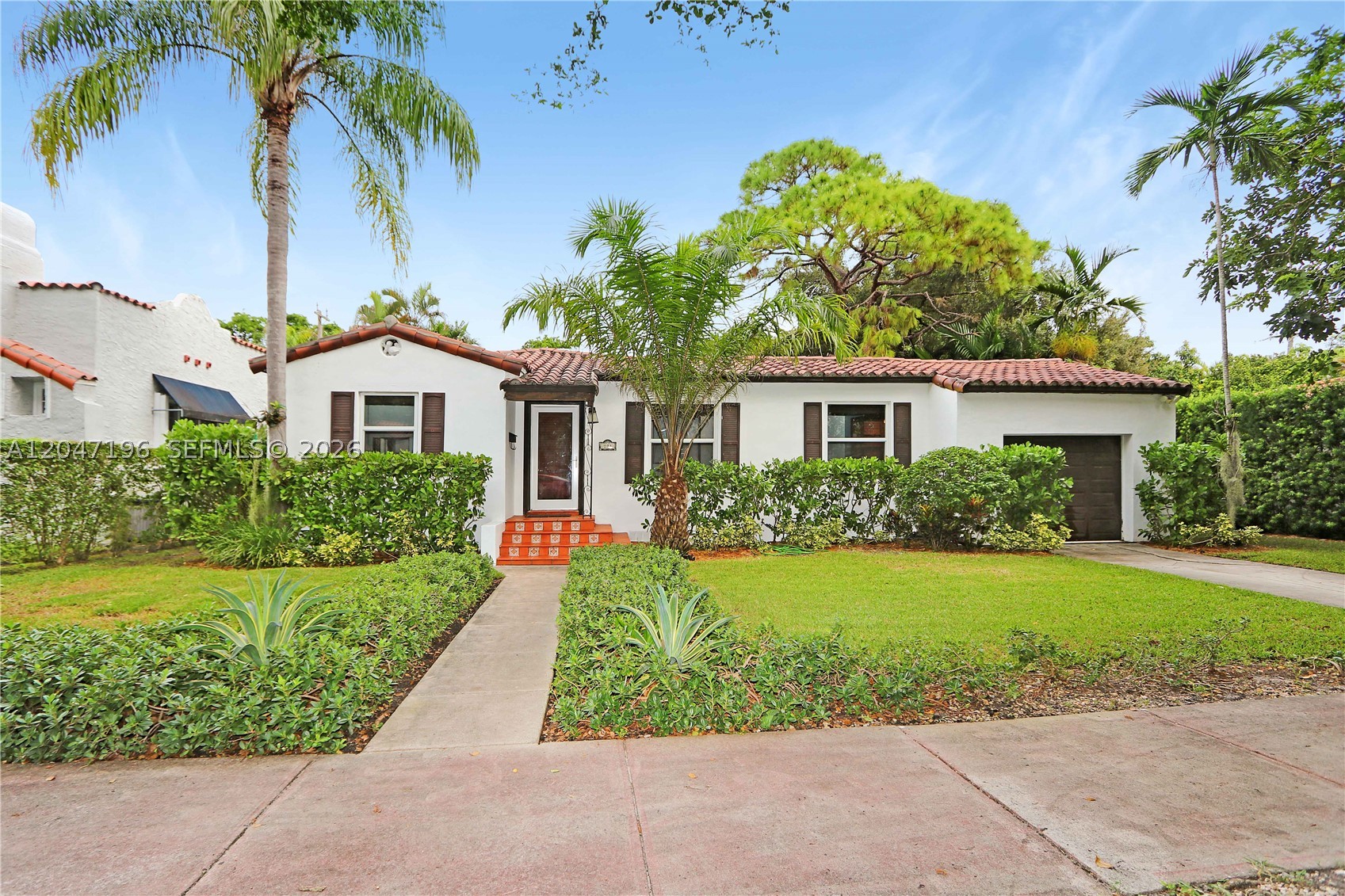 Beautiful 3/2 in the heart of tree-lined Coral Gables.  Wood floors, updated kitchen, bath, garage, and large spacious yard with shady trees.