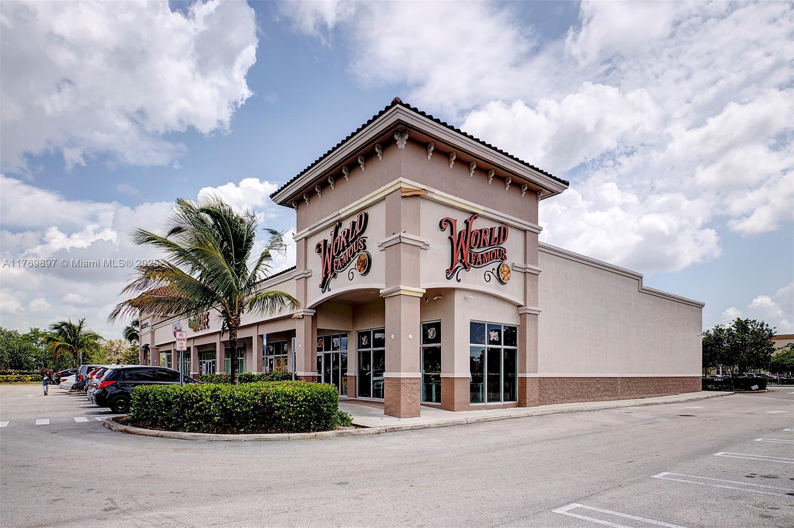Excellent investment opportunity with a 6.6% CAP RATE. This highly visible & easily accessible, newly built ( in 2017) shopping center comprising approximately 14,000sf on a 1.66 acre lot in Miami Gardens offers an opportunity for a solid and secure investment.  A prime retail destination with high visibility, comprising 5 retail units & 68 on-site parking spots plus additional parking on adjacent lots, &  excellent access to major highways. Anchored by top national and regional brands including Starbucks, MetroPCS/T-Mobile, and Tropical Smoothie. Prime location, adjacent to Walmart directly across from 24 Hr Fitness, & just minutes from Hard Rock Stadium.