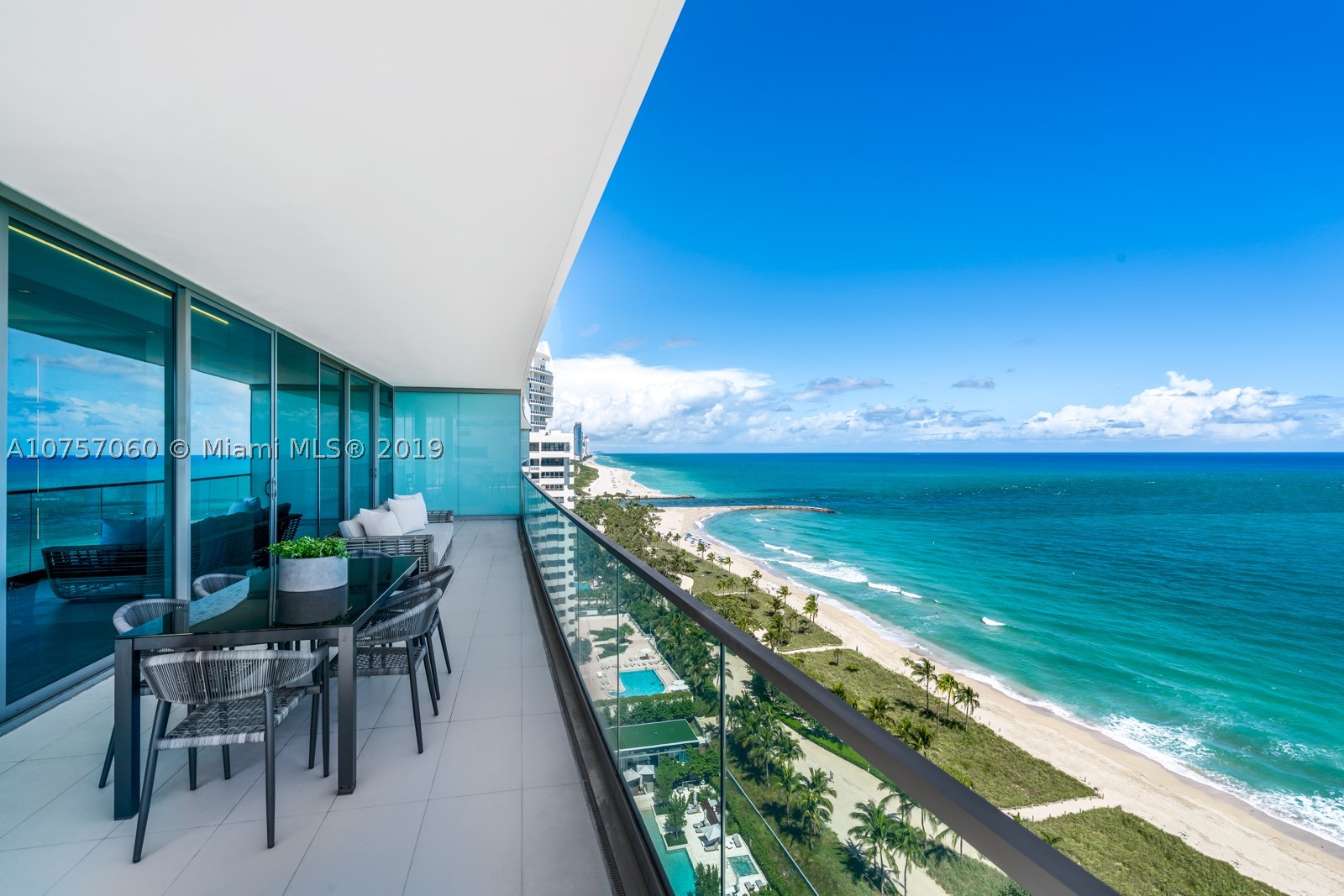 Oceana Bal Harbour’s Flagship Floorplan! This South Corner of the South Tower is designer finished with the highest caliber of materials. The oceanfront flow-through residence offers 4,185 SF of living space, 3 bedrooms, Den, Family Room, 4.5 baths and more than 1,500SF of wrap-around terrace with the coveted East to West ocean & Miami skyline views. With over $1MIL in renovation upgrades including a brand new gourmet kitchen, custom bar, an enormous Master with 2 walk-in closets and an ultra modern bath, as well as stunning millwork throughout. Oceana is the top tower in Bal Harbour offering 400 feet of beachfront property, 24-hour concierge services, poolside restaurant, tennis, spectacular spa, gym, resort style pool with cabanas and more. And the 01 line is its most desired plan.