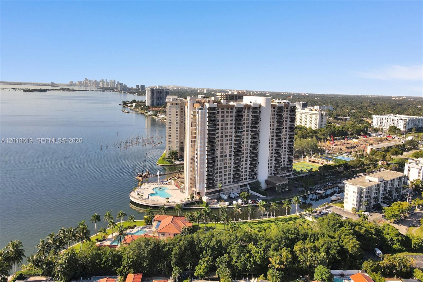 Well priced 2 bedroom at the Cricket Club. Reconfigured to become a 2 bedroom plus den, easily a 3rd bedroom, plus 3 full bathrooms. North exposure, water views from oversized 30 foot balcony. The Cricket Club is a full service building that is undergoing major improvements
and renovations, centrally located in rapidly improving area. Just a few minutes to the beach, Bal Harbour Shoppes, restaurants and entertainment. Amenities include bayfront pool, tennis and pickleball, basketball court, kid's playground area, bar, library, and billiard room.
24 hour front desk attendant, guard gated community