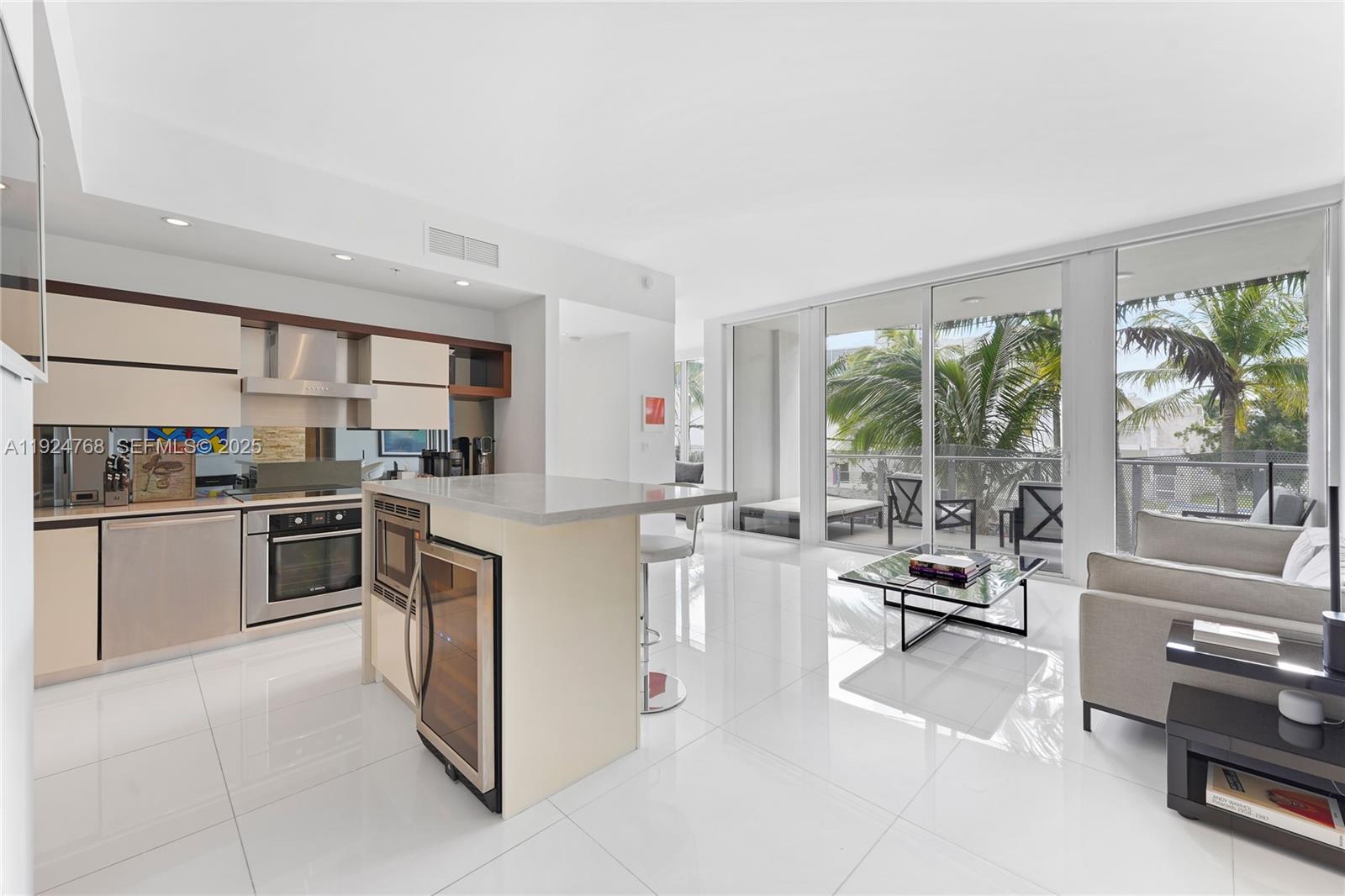 Brand new 3 bedroom unit, upgraded decorator and new designer furniture. Walk across the street to private beach club with lounge and umbrella service included. Covered parking. Designed by one of the leading Miami based architectural firms, arquitectonica, the residences at Artecity are strikingly modern and atypical. Oversized balconies, giant floor to ceiling windows and designer finishes are found throughout the development. Amenities include two pools, a gym, abundant lushly landscaped courtyards and valet parking and beach service. The beautifully restored Art Deco lobby of the Governor building serves as the centerpiece for the development and is attended 24 hours per day.
AS PER TAX RECORD OF 2021 SQUARE FOOT UNDER AC IS 1487SQF