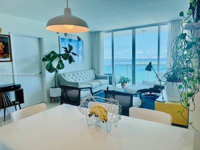 Welcome to the vibrant lifestyle of Edgewater, the trendiest neighborhood in Miami. This beautiful, light-filled two- bedroom, two- bath has breath-taking views of the Biscayne Bay! Maintenance fee is only 785.00 per month. The residence features custom closets, stainless still appliances, newer a/c and water heater. 1800 Club residents can access a state-of-the-art gym, sauna and steam room, swimming pool, hot tub, attendant lobby, valet service. The building is located across the street from Margaret Pace Park which has tennis courts, a children's playground, and a dog park. Walk to Pura Vida, Klaw and many other restaurants and supermarkets. Only 15 minutes from the airport, Wynwood and the Design District