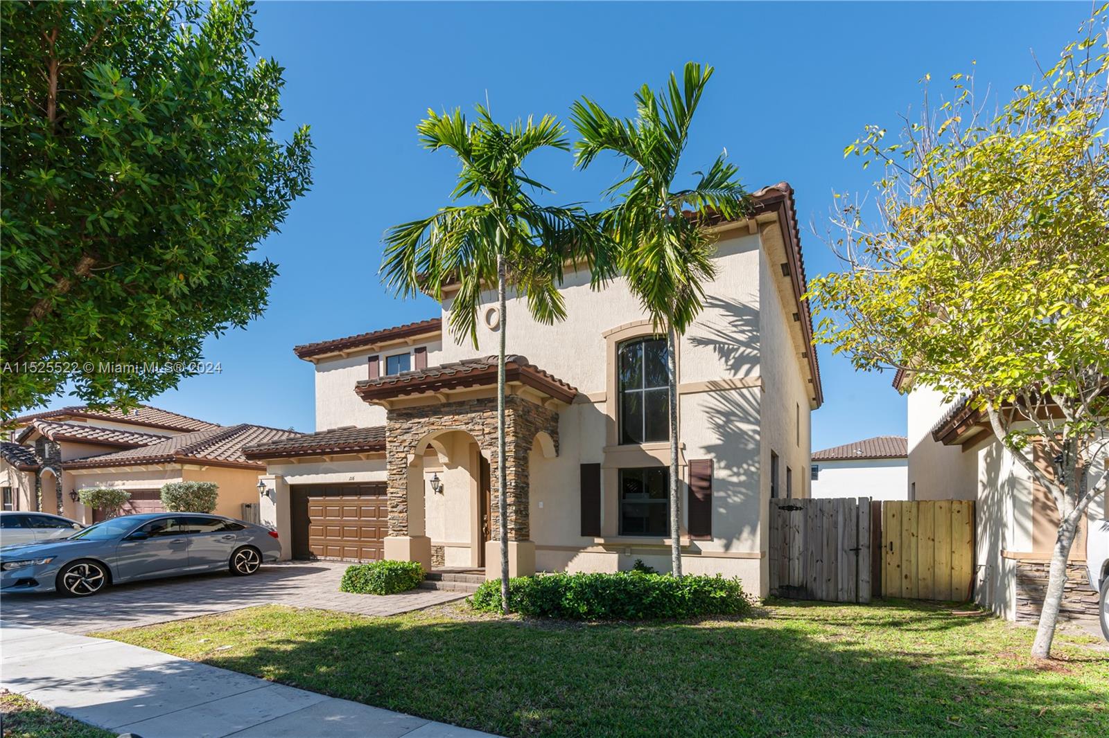 Welcome to your dream home in the heart of Homestead! This stunning single-family home boasts 4 spacious bedrooms and 3 bathrooms, providing ample space. The 2-car garage ensures convenience and security for your vehicles. Nestled within a gated community, you can enjoy the peace of mind that comes with added privacy and safety. With a thoughtfully designed 2-story layout, this home offers a seamless flow between its living spaces, making it perfect for entertaining. The oversized master suite is a tranquil oasis at the end of a long day. The community amenities include a sparkling pool, playground, and lush green spaces. Don't miss out on the opportunity to call this exquisite property your own.