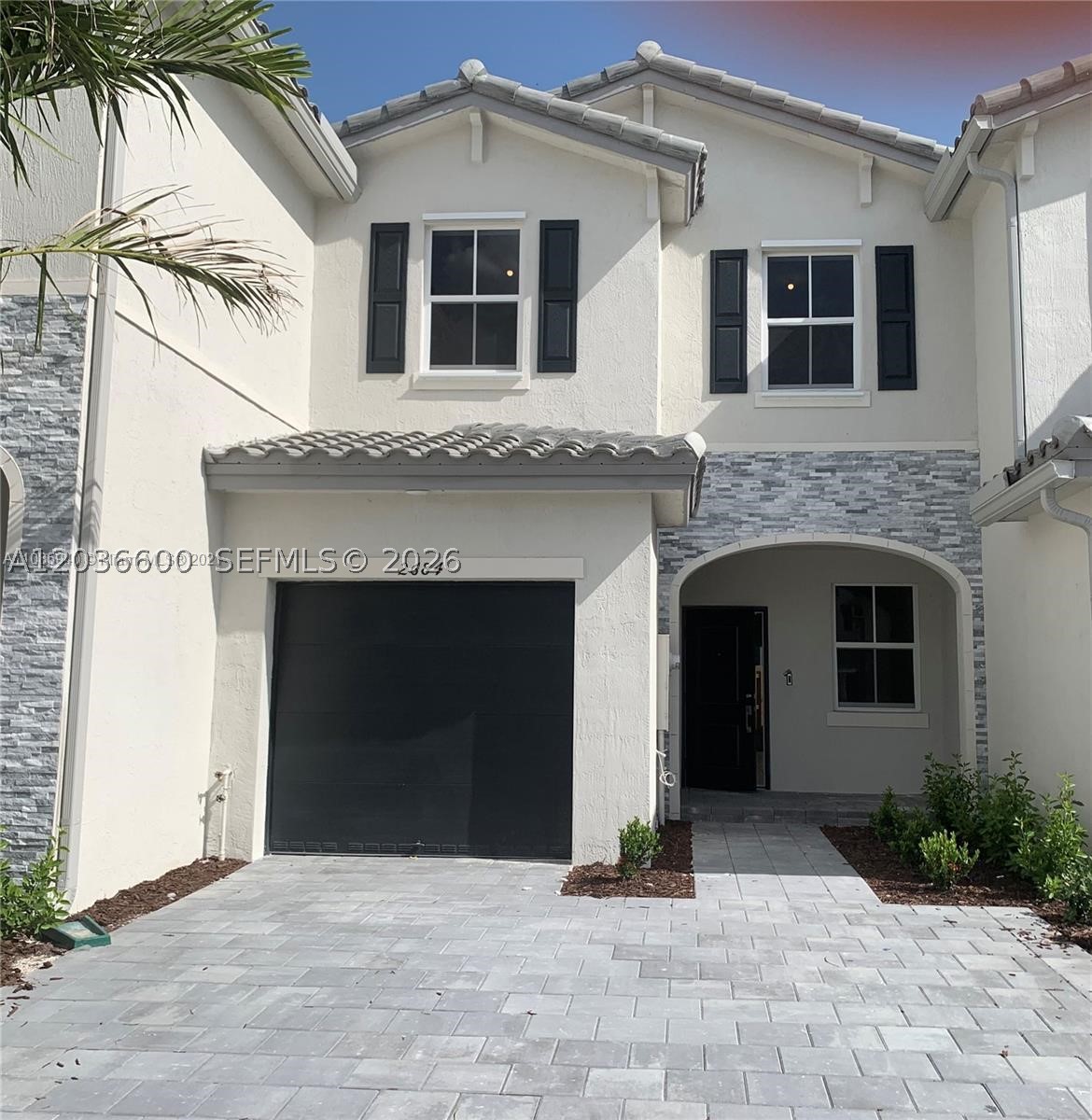 Brand new townhouse in the most desirable Homestead area. Close to Turnpike and Homestead highways. - WiFi Certified Home Design - 18" x 18" ceramic tile in foyer, family area, dining room, kitchen and laundry. Smart house: video doorbell and alarm security kit, invisible smart lock, water leak detector, smart water valve and more. Frigidaire stainless steel appliances, washer and dryer in second floor. 3 bedrooms (1 master suite) and 2 bathrooms in second flor and one more bathroom in first floor. Shutters. Nice Patio Community amenities CLUB HOUSE