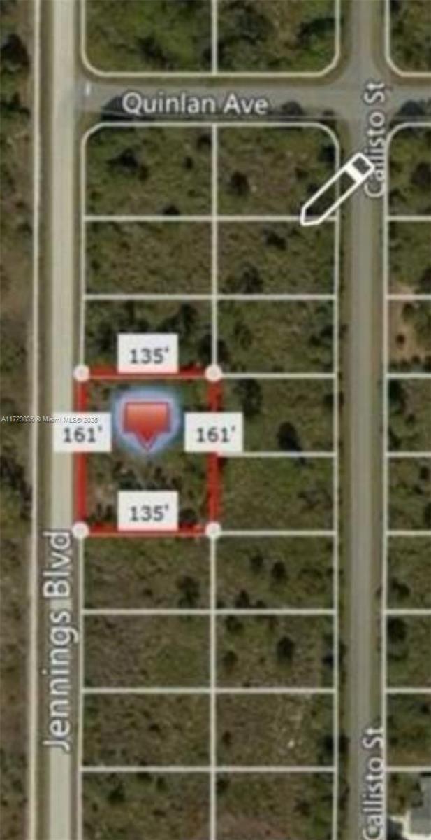 Double lot in Port Charlotte with over 21,000 sf. (+-0.50 Acre) Forever views! Across the street from Myakka State Forest and Blocks to Myakka River. Build your dream home or just hold!