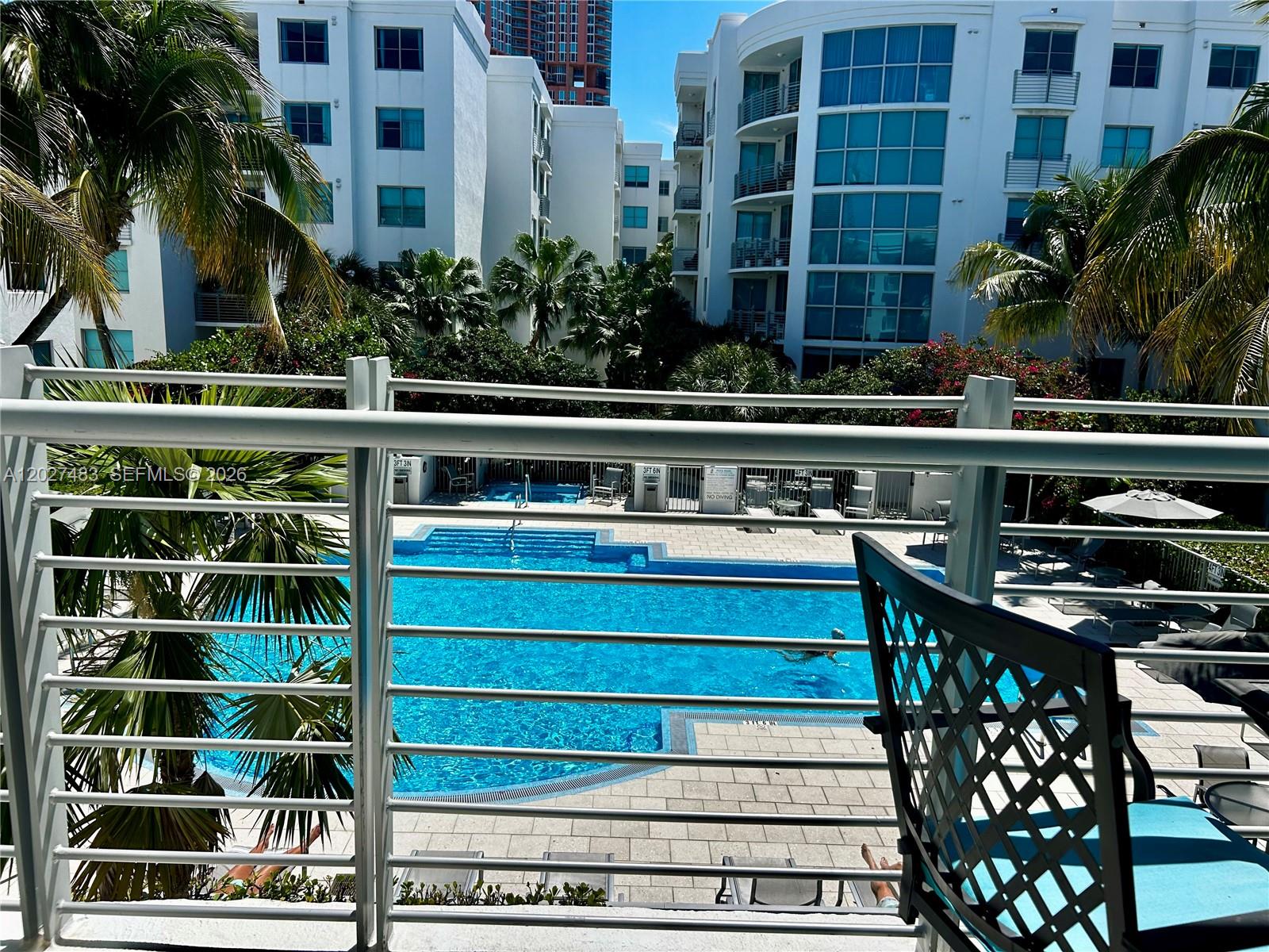 This tastefully furnished one-bedroom/one bath condo, located in the coveted South of Fifth neighborhood, features impact glass doors leading to a private balcony overlooking the pool and lush landscaping. The Cosmopolitan is a full-service building with lush tropical landscaping, a heated pool w/jacuzzi, 24/7 security, a fitness center & clubroom. Walk 2 blocks to the beach, fine dining, & South Pointe Park. One garage parking space and internet are included. One-year lease, or a six-month rental considered at a premium. NO PETS.