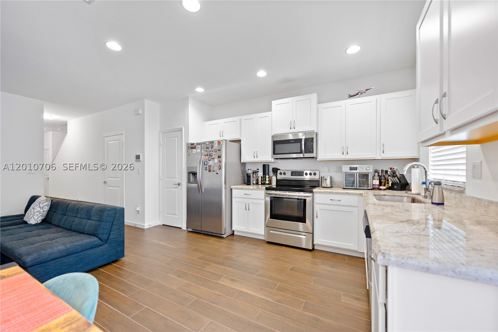 Modern 2020 Townhome in a Gated Community , Don’t Miss Out! Investors Special . 
Step into this beautifully maintained, move-in ready townhome offering 3 bedrooms and 2.5 bathrooms, including a spacious primary suite with a walk-in closet. The open concept layout creates a seamless flow, perfect for both everyday living and entertaining guests.
The contemporary kitchen features elegant marble countertops, stainless steel appliances, and generous cabinet space. An upstairs laundry room adds everyday convenience.
Enjoy outdoor relaxation on your private patio, along with the practicality of a 1-car garage and two additional parking spaces.
Situated in a secure, well-kept gated community with low HOA fees, residents have access to great amenities including a pool, clubhouse, and playground.
Prime location just north of Sunrise Blvd on 441, close to shopping, parks, and local attractions.
Additional highlights include smart home technology and eligibility for FHA & VA financing.