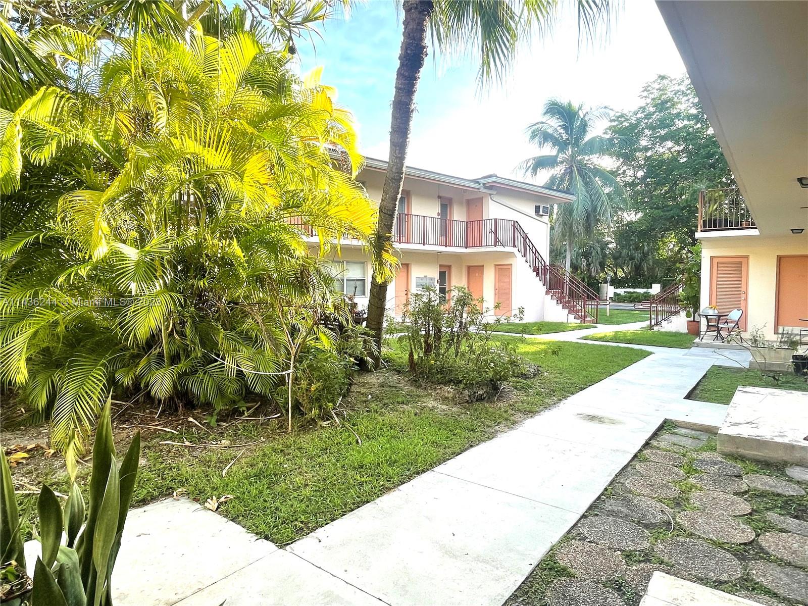 WALKING DISTANCE TO UNIVERSITY OF MIAMI. Prime Location in Coral Gables. This approximately 680 square foot apartment is located on the first floor and also is a corner unit. It overlooks the pool area. Features new beautiful laminate flooring throughout and has been freshly painted. Has a lot of natural light. This apartment is big and spacious. Also features plenty of closet space. Enjoy the convenience of walking to Publix, Whole Foods, restaurants, and more for your convenience. The Metrorail Station is also conveniently close by. There is an on-site laundry facility for your convenience. It's move-In ready. RAPID APPROVAL PROCESS.