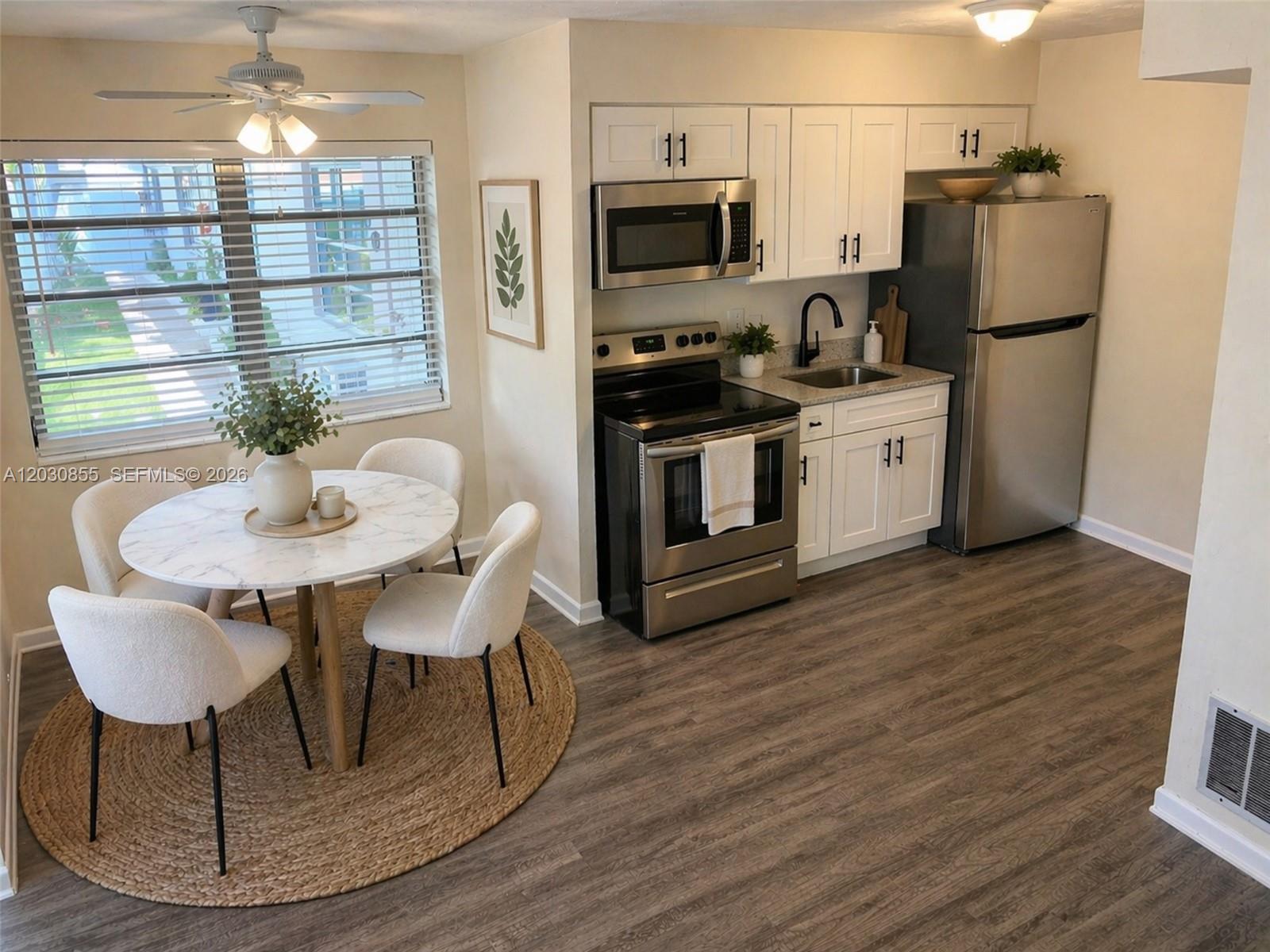 Fully remodeled 1-bedroom, 1-bath residence featuring a brand-new kitchen with stainless steel appliances, an updated modern bathroom, and wood-style vinyl flooring throughout. Equipped with central A/C and one assigned parking space. On-site laundry for added convenience.

Ideally located in the desirable Lakeridge neighborhood of Fort Lauderdale, neighboring upscale communities such as Lineo Lakeridge and Galleria Lofts. Enjoy easy access to the 13th Street corridor, Galleria Mall, and Whole Foods. Just minutes from Downtown Las Olas’ premier dining and entertainment, as well as the vibrant nightlife of Wilton Manors.