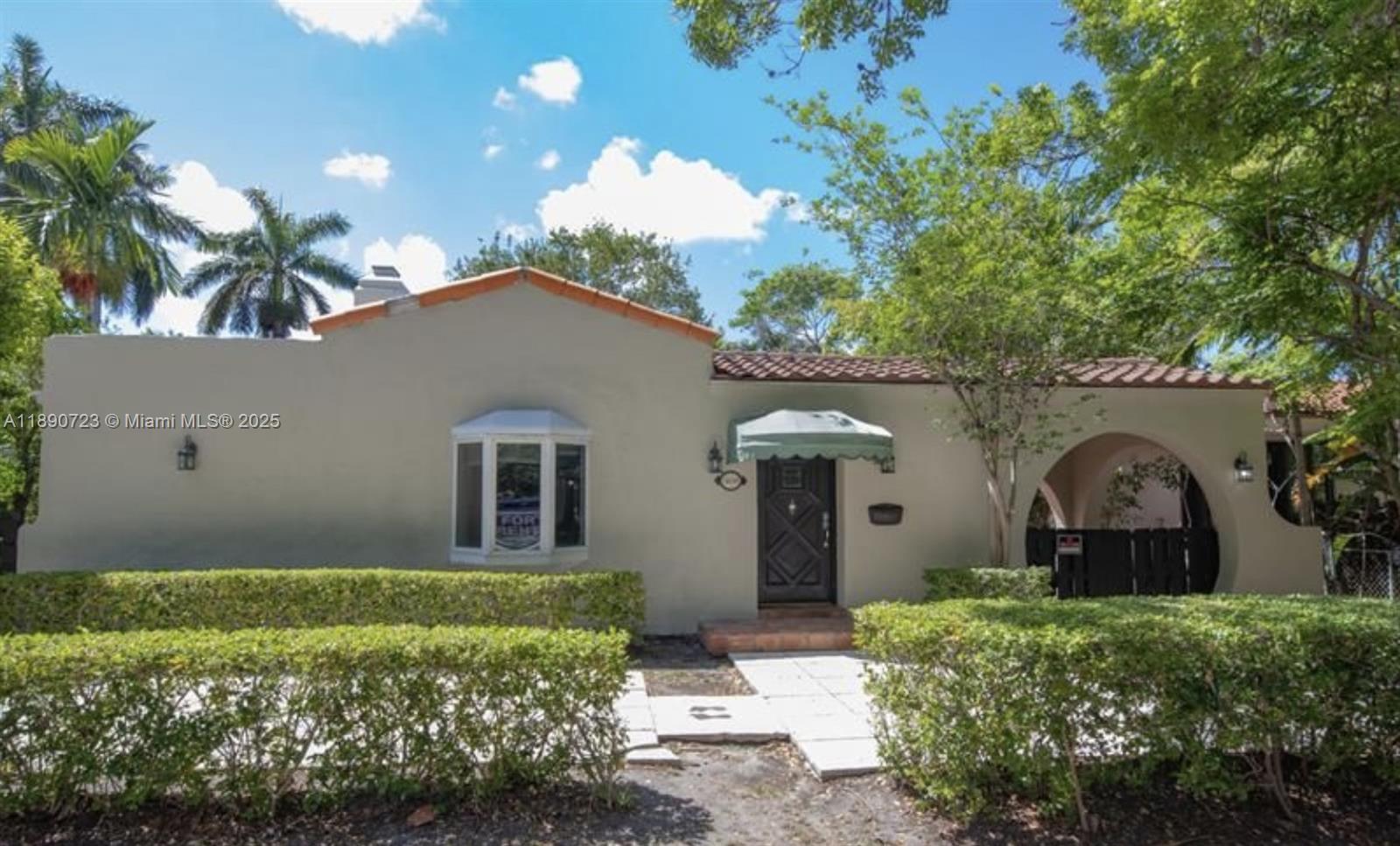 Step into timeless elegance in this classic Miami Beach home radiating charm and endless potential. The main home welcomes you with beautiful architectural details, bright open spaces, and signature Old Miami character. The spacious patio and inviting layout make this home perfect for entertaining family and friends. In the back, you’ll find a private efficiency with a large kitchen and full bath, ideal for guests or additional income. Ideally located across from the Miami Beach Golf Club and minutes from the ocean, shopping, and world-class dining, this home offers an unbeatable lifestyle. Homes in this area rarely come available at this price, so act fast! Priced effectively at land value and won’t last long.