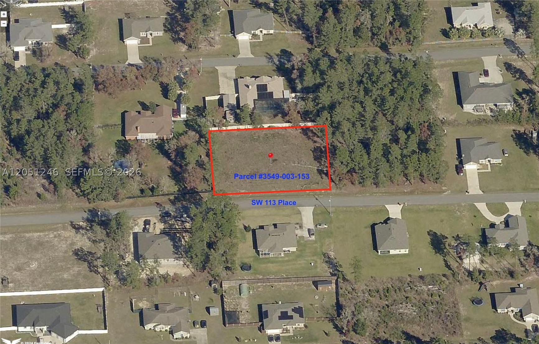 Don't miss this exceptional opportunity to own a spacious 0.62-acre vacant residential lot in one of Ocala's growing and desirable areas. This oversized homesite is mostly cleared and ready for construction, offering the perfect setting to build your custom dream home with plenty of room for a pool, outdoor kitchen, and expansive entertaining areas.

Surrounded by established homes and ongoing development, this property offers an ideal combination of privacy, space, and future value. Whether you're looking to build your forever home or invest in one of Central Florida's fastest-growing markets, this property offers outstanding potential.

**Convenient Location:
Enjoy easy access to shopping, dining, schools, healthcare, and major roadways, making everyday living both comfortable and convenient.
**Nearby Attractions & Amenities:
• Ocala International Airport and Marion County Airport
• World Equestrian Center – approximately 25 minutes
• HCA Florida West Marion Hospital – approximately 15 minutes
• Grandview Clydesdales
• Liberty Community Park
• Several nearby golf courses
• Shopping and dining, including Liberty Triangle, Lowe's, Publix, and Paddock Mall

** Whether you're an end user ready to build your dream home or an investor seeking a promising buy-and-hold or spec-home opportunity, this premium lot offers excellent value and tremendous potential in the thriving Ocala market.