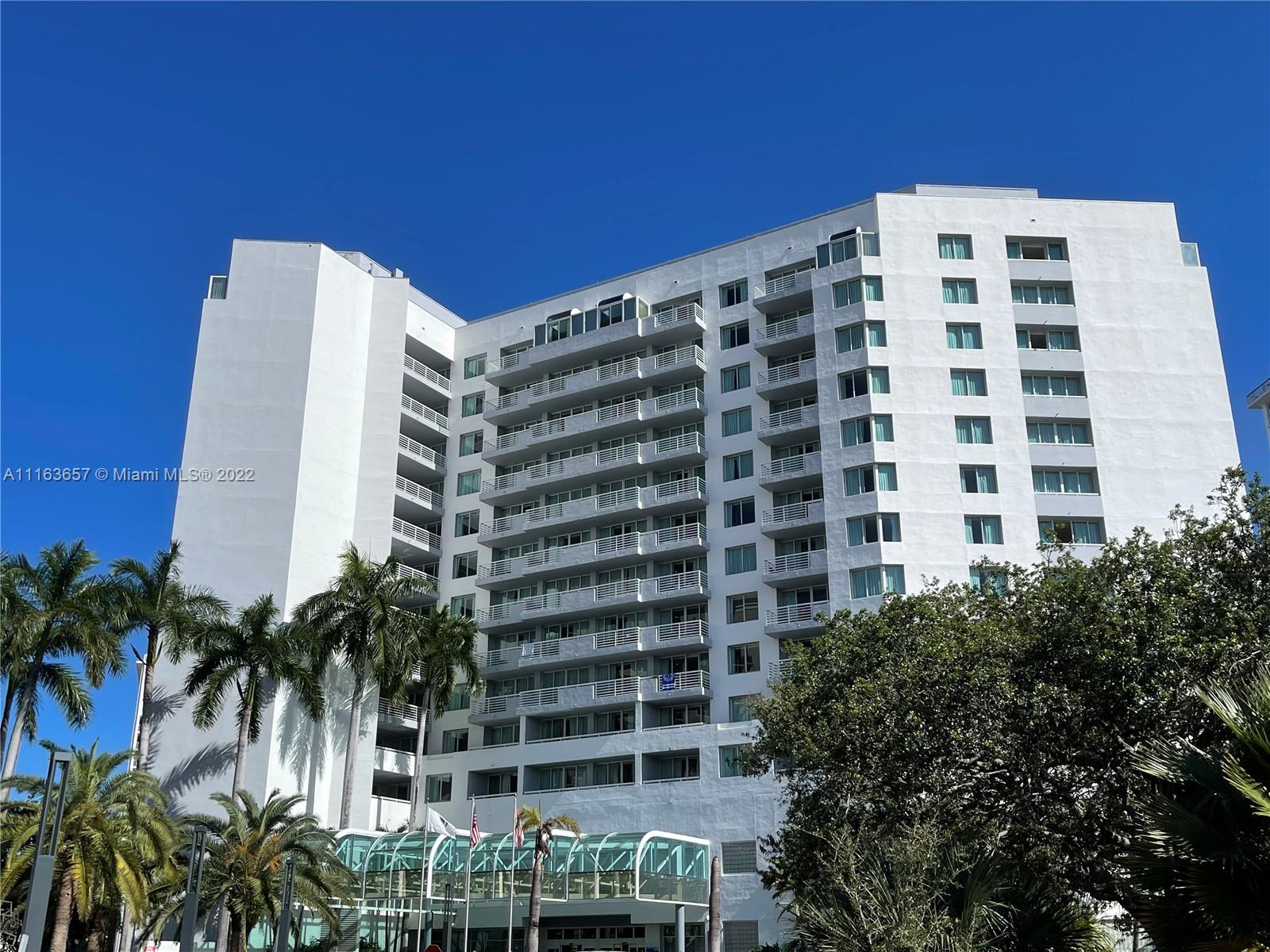 Prime location: walking distance to the beach/ocean, shopping, restaurants, and a very short drive to Fort Lauderdale International Airport. On the Intracoastal, you may take a boat out and explore. Lots of on site amenities for guests. Unit faces West; is mid-high floor (8th out of 14). PRICE IS FIRM. CASH BUYERS ONLY. Unit is in the hotel program so showings are based on availability and can be difficult when in season or during a local event when occupancy is at its highest. Great opportunity for someone who is looking to have their property managed but also offers the flexibility for those who do not want to use the Hilton Hotel Program. For more details ask an agent about the program terms. Room has 1 king size bed in the bedroom and a pull out bed for the couch in the livingroom.