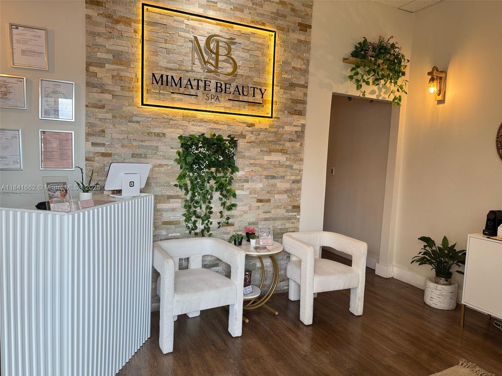 Seller is willing to provide financing with a required down payment and financing of the remaining balalnce under a mutually agreed terms. High-end spa for sale on Flagler Street, recently renovated and fully equipped with state-of-the-art aesthetic technology. It features 6 private treatment rooms, 2 of which are currently rented, generating additional income with the option to continue under new ownership. Includes reception area, kitchen, bathroom, locker area, and modern furnishings. Profitable business, fully operational, with all city and county licenses and permits in place. Strategically located in a high-traffic shopping center with front and rear parking. Ideal for investors or professionals in the wellness industry. Lease agreement was renewed for 5 years, starting April 1, 2024 and ending March 31, 2029.