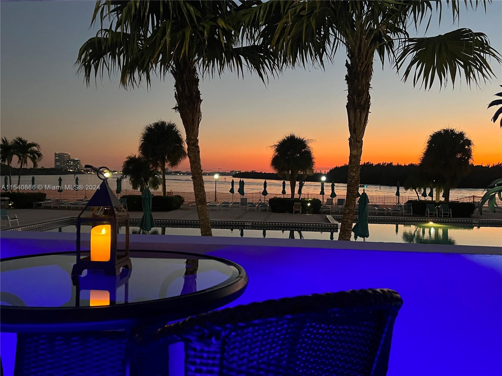 LISTED WITH A NEW AGENT - PRICE: $250,000 FIRM. 
Stunning one of a kind Studio with unobstructed Million Dollar views of the Intracoastal and Miami. 550 steps from the Ocean. This studio has been renovated with the utmost detail and appointments. Magnificent kitchen, with stainless-steel high-end appliances, Quartz  countertops, under cabinet lighting, Travertine style brick backsplash, Porcelain flooring throughout, crown molding, Venetian finished accent wall, smooth finished walls and ceiling, PGT Impact sliding door, updated electrical throughout, newly replaced A/C and ducts. Custom glass closet doors, Custom Closet System, Exquisite queen size Murphy bed unit. Condo comes with an assigned covered parking spot and extra storage space.  Low maintenance. This unit is a must see.