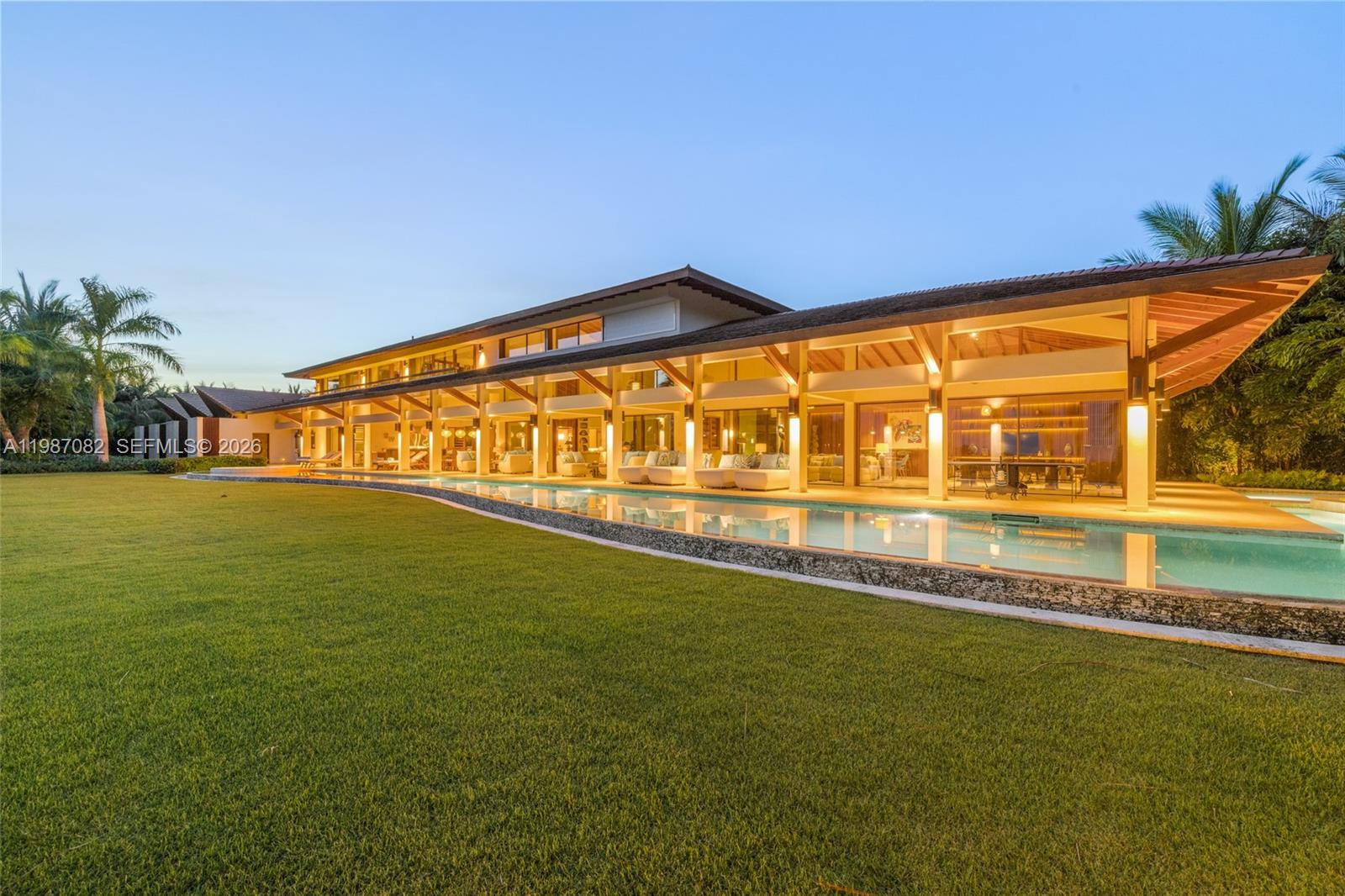 Exclusive Christie's International Real Estate listing. Villa El Descubrimiento is a one-of-a-kind architectural estate in Casa de Campo Resort & Villas, designed by acclaimed Spanish architect Héctor Ruiz Velázquez. Situated on a prime corner lot, the property offers sweeping ocean vistas and direct golf views over the 8th and 9th holes of La Romana Country Club, ensuring exceptional privacy and serenity.
This three-level residence, connected by a private elevator, features 7 luxurious bedrooms with bespoke finishes, expansive social areas, and private retreats. Amenities include a state-of-the-art home theater, game room, office, gym, yoga room, and steam room. Outdoors, enjoy two swimming pools—one with breathtaking ocean and golf views, and a second private pool within the guest wing—plus a custom firepit for elegant evenings.
Designed for both entertaining and comfort, the villa offers multiple lounges, three bars, a grand kitchen, and seamless indoor-outdoor living. Unique curated pieces from prestigious auction houses add artistic and historical depth throughout the home.
Ownership in Casa de Campo grants access to world-class amenities, including championship golf courses like Teeth of the Dog, a 370-slip marina, equestrian center, private beach club, fine dining, and more—delivering an unmatched Caribbean luxury lifestyle.