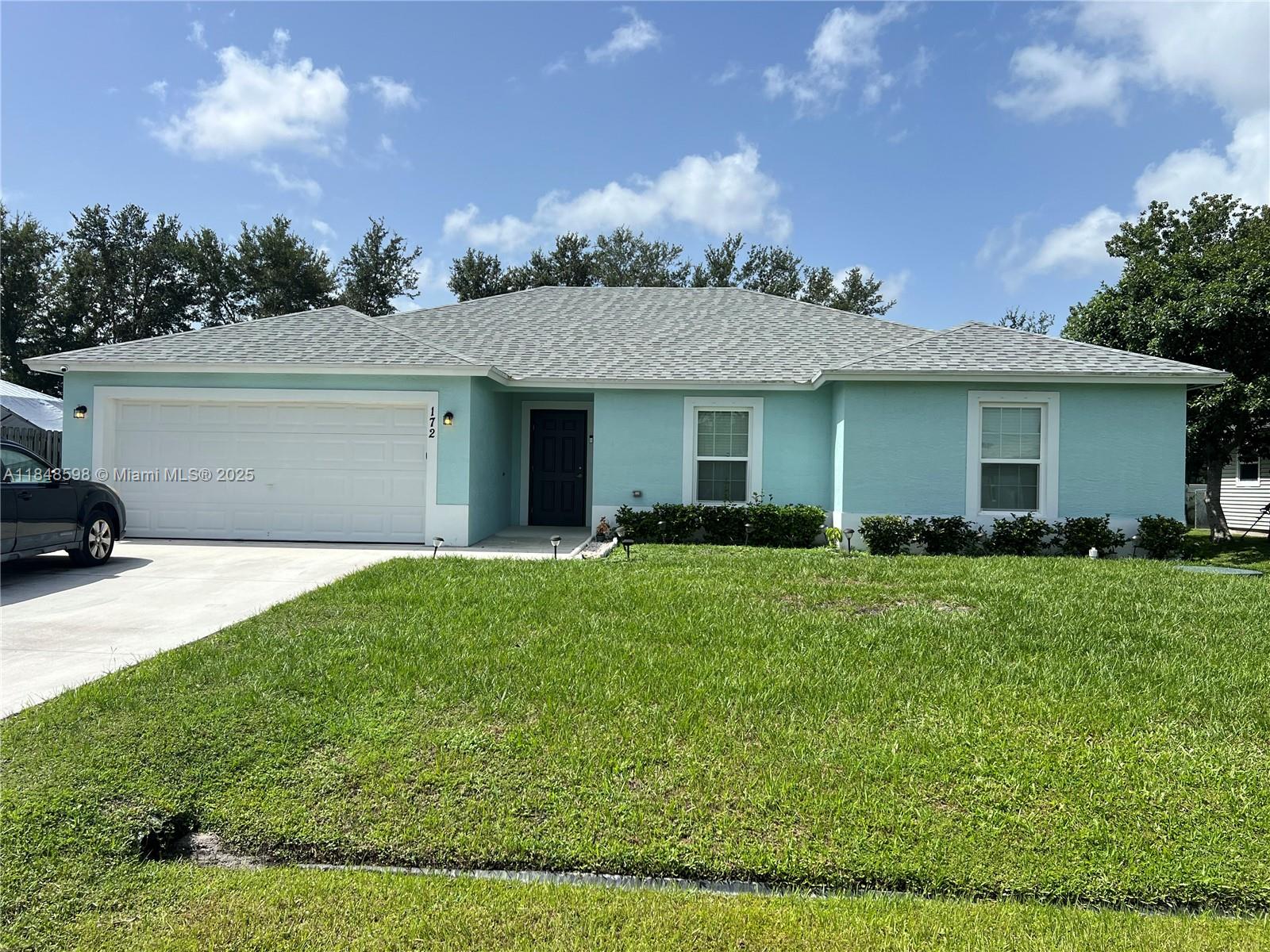 Look no further; come view this beautiful single-family home with 4 bedrooms and 2 full baths for rent located in the heart of Port St. Lucie. It's all about location! Minutes to Canal Park for you boaters, Close to Jensen Beach and close to the turnpike and I-95. Shopping, restaurants, parks, medical, and so much more! All appliances, the roof, the A/C, and the water heater are only two years old. Tile throughout the house, but bedrooms with carpet. Granite counters in the kitchen and bath. vaulted ceilings. Enjoy your new home.