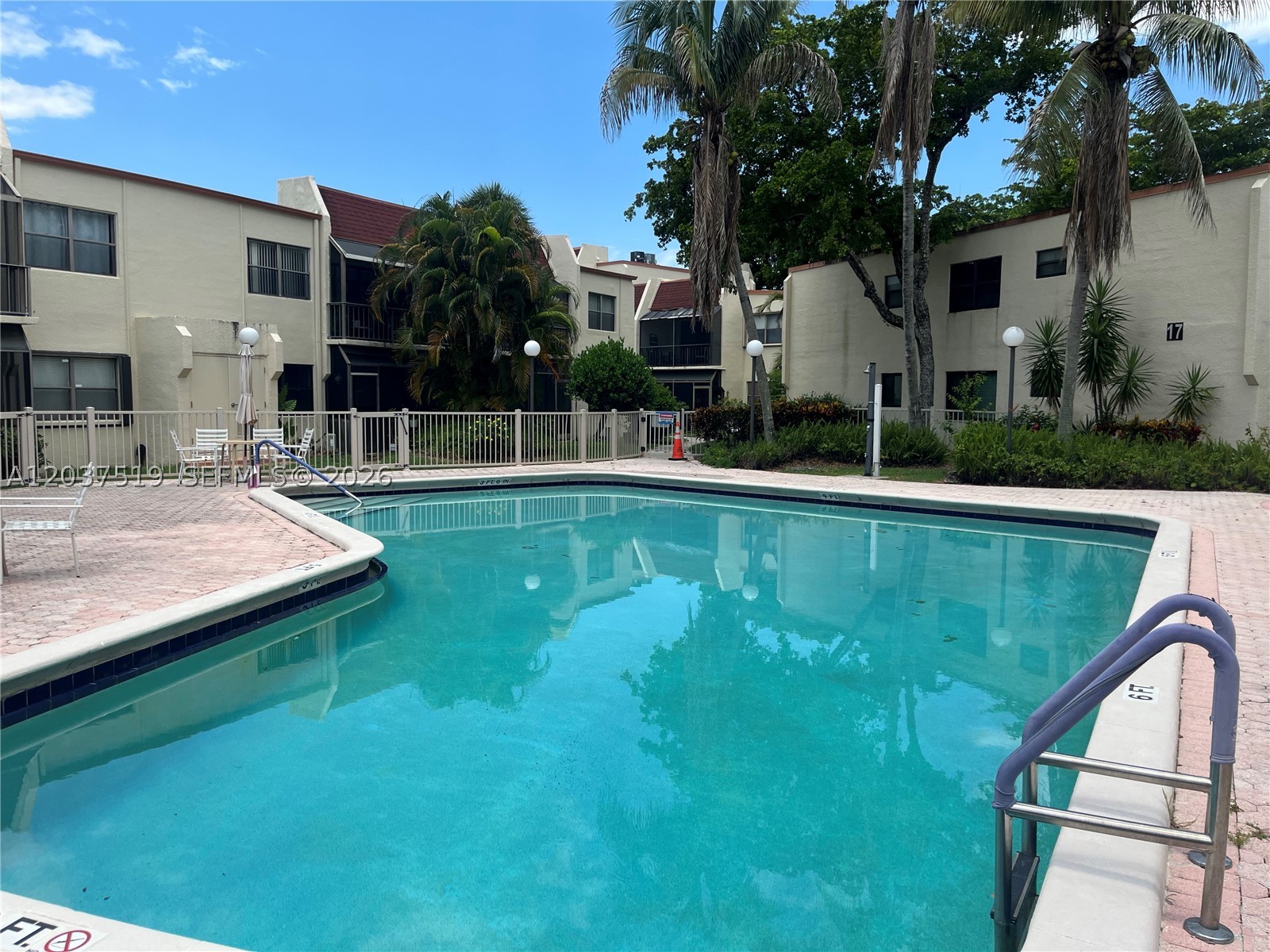 Welcome to this beautifully maintained corner-unit 2-bedroom, 1.5-bath condo in the heart of Plantation! Enjoy abundant natural light and peaceful views from the screened-in patio overlooking the pool and park-like green space. The spacious kitchen features stainless steel appliances and a window with a direct view of the pool, creating a bright and inviting atmosphere. The oversized primary bedroom offers a huge walk-in closet, providing plenty of storage space. This well-managed community features fully funded reserves with no current assessments, offering added peace of mind for homeowners. Major updates include a newer A/C system and water heater, both less than 3 years old. Residents enjoy resort-style amenities, including a community pool, perfect for relaxing year-round. Conveniently located near Plantation Walk, Broward Mall, restaurants, shopping, parks, golf courses, and major highways including I-595, Florida's Turnpike, and I-75, making commuting throughout South Florida a breeze. Close to Nova Southeastern University, Broward College, and numerous entertainment options.Don't miss this opportunity to own a spacious corner unit in one of Plantation's most desirable and centrally located communities!