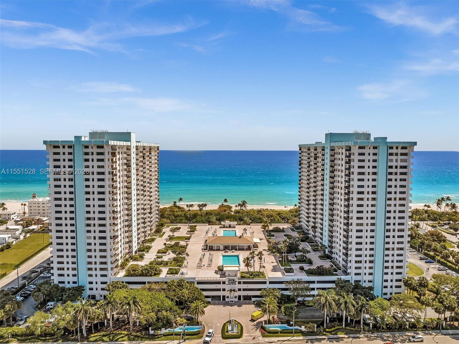 Waiting for you at the Summit- your oasis on the beach!
Amazing natural light floods the living space of this 1660 sf beautiful corner condo unit with wrap around water views from the 11th floor.
This apartment gives you, the buyer a great opportunity to make your space in your own taste rather than pay for a renovation that might not be you!
Drink your morning coffee, eat your breakfast, lunch and dinner with majestic views of the ocean and the intracoastal.

The apartment boasts the largest layout of 1660 sf for a 2 bedroom, 2 bath at the Summit.
Large eat in kitchen w designated office space.
Utility/laundry room
New impact windows
Garage parking near building entrance
Full service building with amenities such as secure indoor parking lot, tennis courts, pickle ball courts, multiple fitness rooms, sauna and a spacious two pool piazza with a restaurant.
Step outside and you are on the beach and the boardwalk.

Come see for yourself