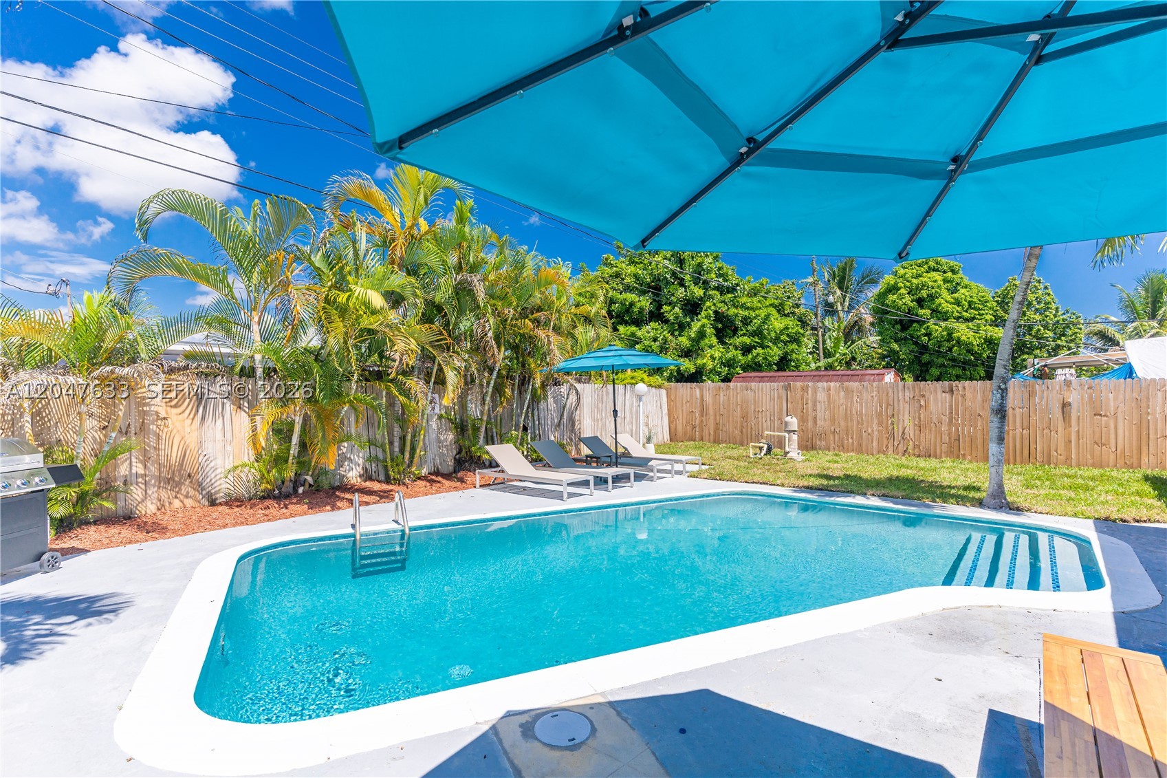 Spacious 4-bedroom home with private pool—an increasingly rare find in this price range and neighborhood. Offering nearly 1,400 sq ft of living space, the home features a flexible layout with generous living areas and well-proportioned bedrooms, ideal for both end users and investors. The backyard is a standout feature, with a private pool and outdoor space designed for entertaining, relaxing, and enjoying South Florida living year-round—something few comparable homes in the area can offer. An enhanced exterior presentation, creating a bright and inviting first impression. The property sits on a nicely sized lot with no HOA restrictions. Conveniently located near major roadways, shopping, dining, and schools, this home combines space, functionality, and outdoor lifestyle. A unique opportunity to secure a 4-bedroom pool home in a price range where they are rarely available.