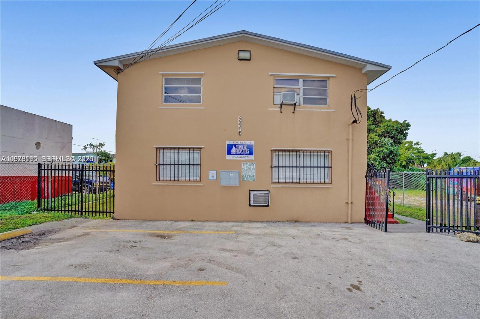 Cash-Flowing Fourplex in Prime Miami Location!! Excellent opportunity for investors seeking stable cash flow with long-term upside in a rapidly improving area. Fully occupied and income-producing from day one. This well-maintained four-unit building features four identical 2-bed/1-bath apartments, each with its own electric meter for easy management. The property underwent a full renovation in 2018, including plumbing, electrical, roof, and interior upgrades. Zoned T-4 with redevelopment potential, Frontage on 12th Ave, Near Related Group’s Liberty Square Redevelopment!  Please do not disturb tenants.