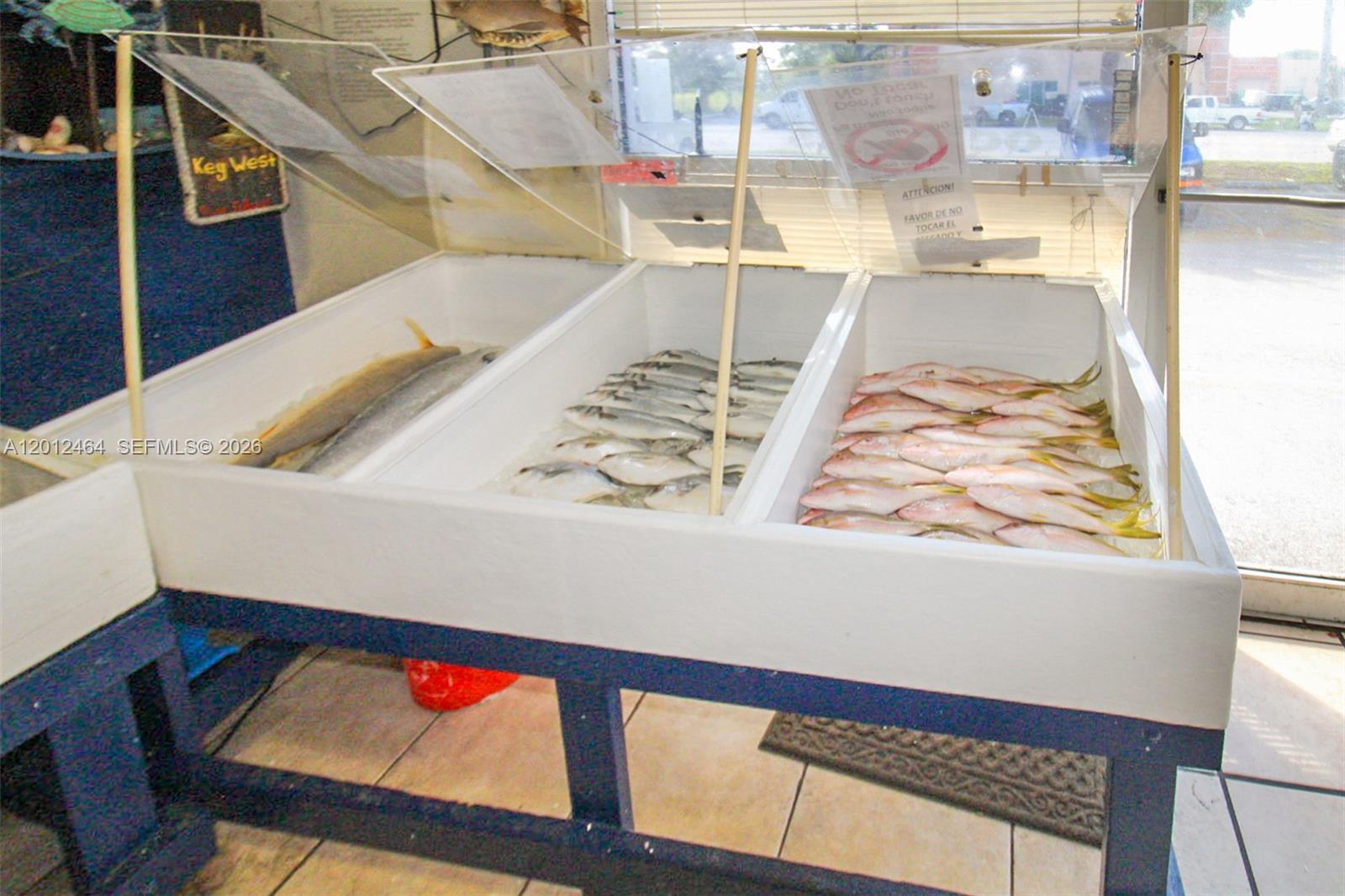 A fantastic business opportunity in the heart of Cutler Bay—recoup your investment quickly! This fully equipped Fish Market boasts 20 years of successful operation and a loyal customer base, thanks to its high-quality service and fresh products. It holds a 5-star rating and—most importantly—generates annual sales in the range of 600K, with the potential to increase revenue further by introducing delivery services. The seller is motivated to sell due to retirement; training is included in the transaction.