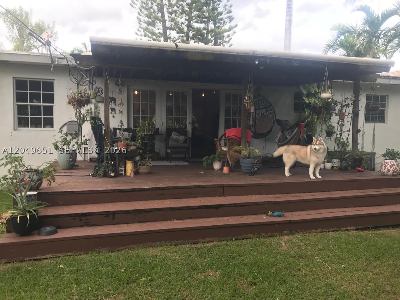 Great Mid Century modern Architecture. Exposed Wood Beam Ceilings, Huge Fenced in Backyard. This great 2 bedroom 2 bath home is steps away from Miami Shores and a short 5 minute drive to Miami Beach. 2 large bedrooms, upgraded bathrooms. Large kitchen with new appliances, fresh paint, and 1 car garage with full size washer and dryer. Great little home close to everything with lots of natural light and many upgrades. Still have the original hard wood floors. This would make a great home.