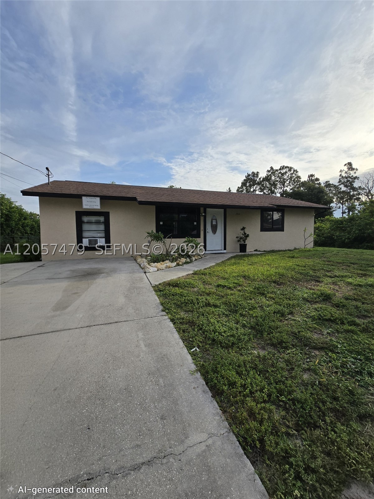 Beautiful single family home in Lehigh Acres featuring 3 spacious bedrooms plus a versatile extra room perfect for a home office, playroom, media room, or guest space. This well maintained home offers 2 full bathrooms and an open, comfortable layout ideal for both everyday living and entertaining. Step outside to enjoy the private screened in pool enclosed with a metal frame and protective mesh cage, providing comfort and keeping  insects out year-round. The oversized backyard offers plenty of space for outdoor activities, gardening, pets, or future enhancements. A wonderful opportunity to enjoy Florida living with space, flexibility, and a backyard retreat.